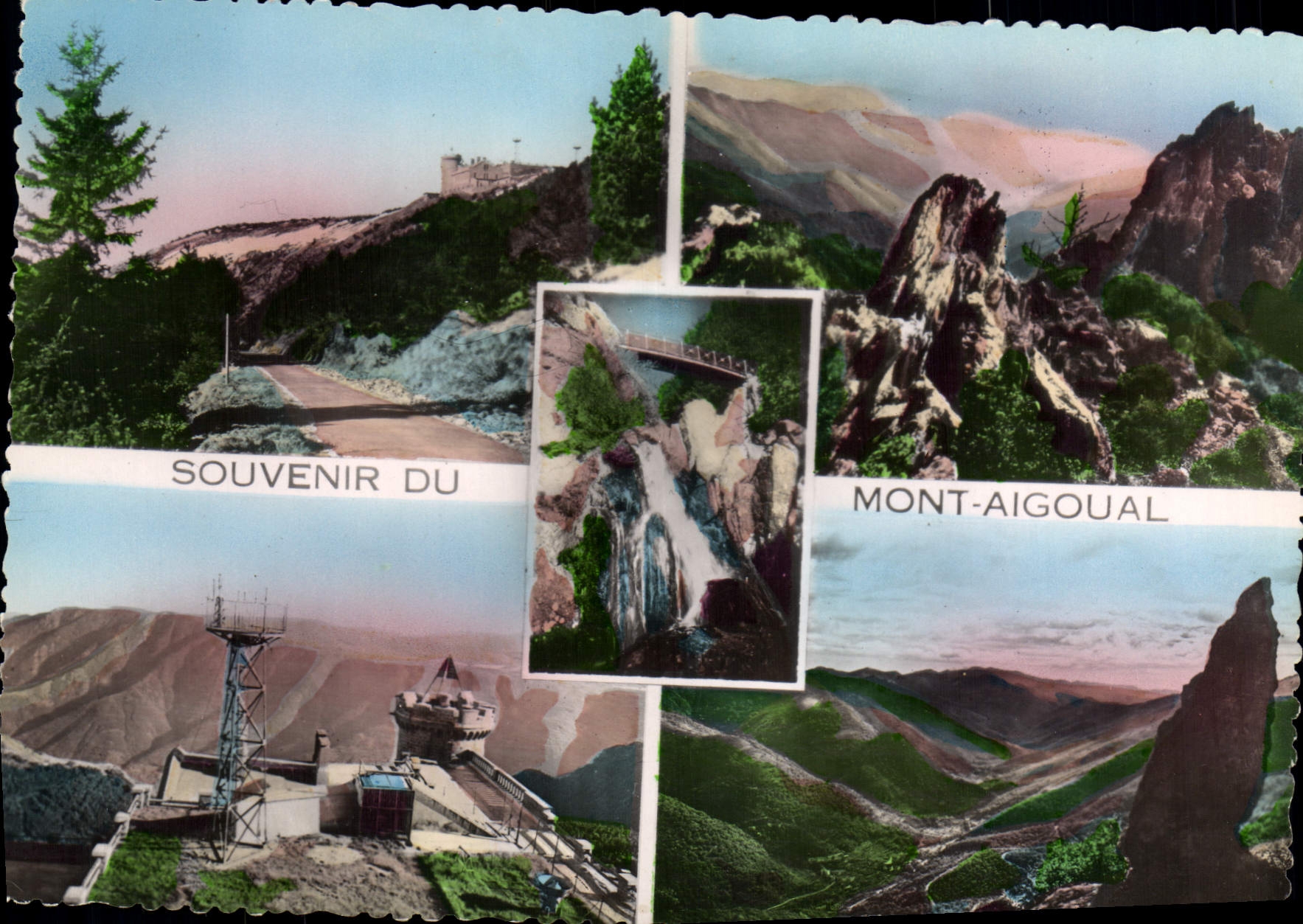 CPSM Mont Aigoual La Route Et I'Observatoire