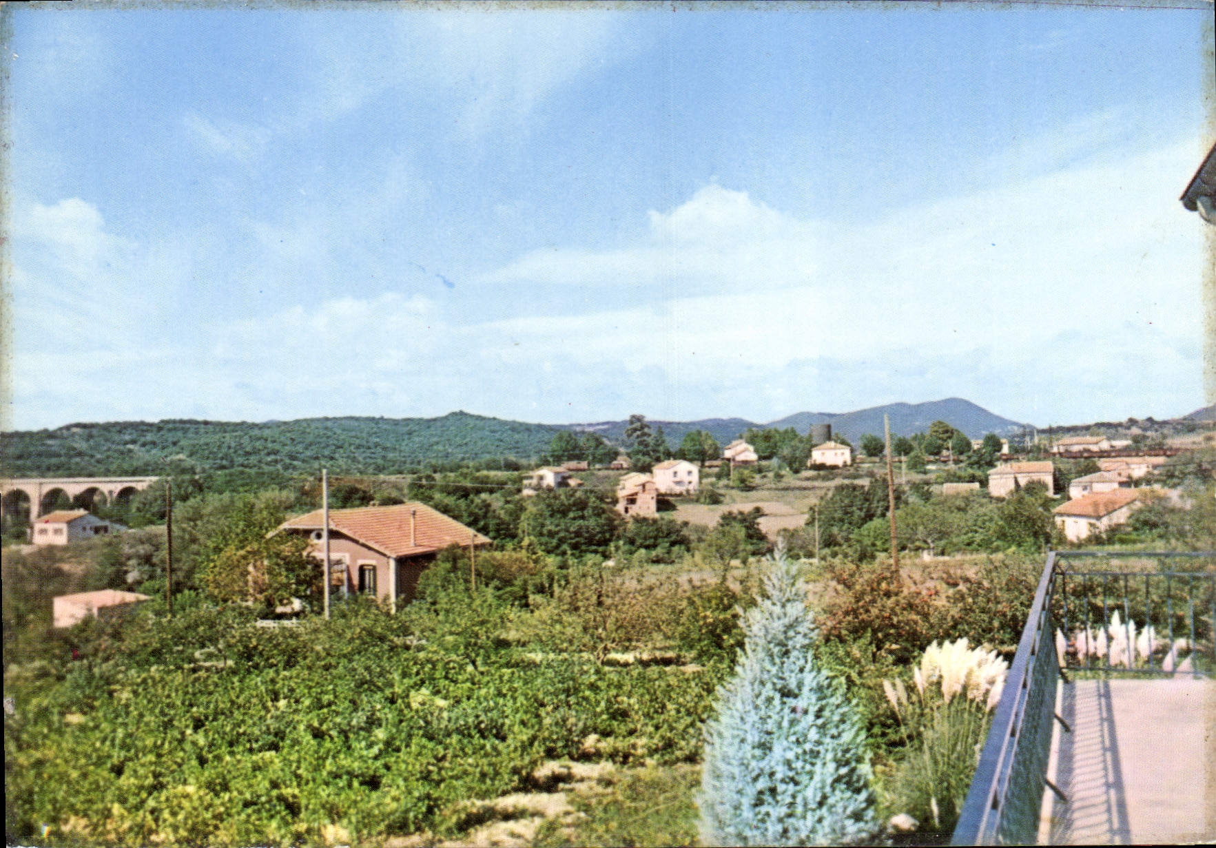CPSM Saint Julien De Cassagnas Quartier De La Gare