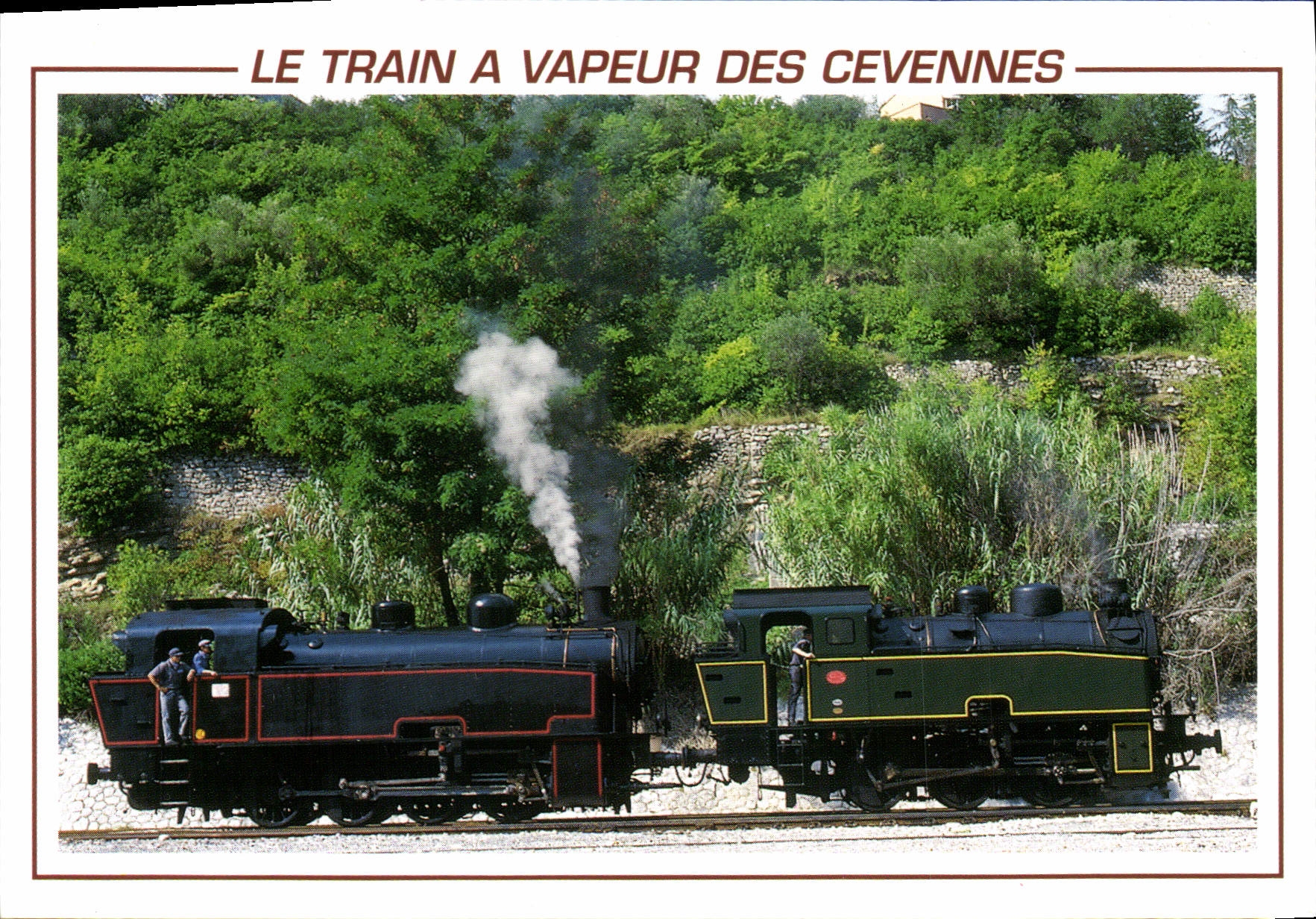 CPSM St Jean Du Gard Anduze train à vapeur des Cevennes 040 T 1751