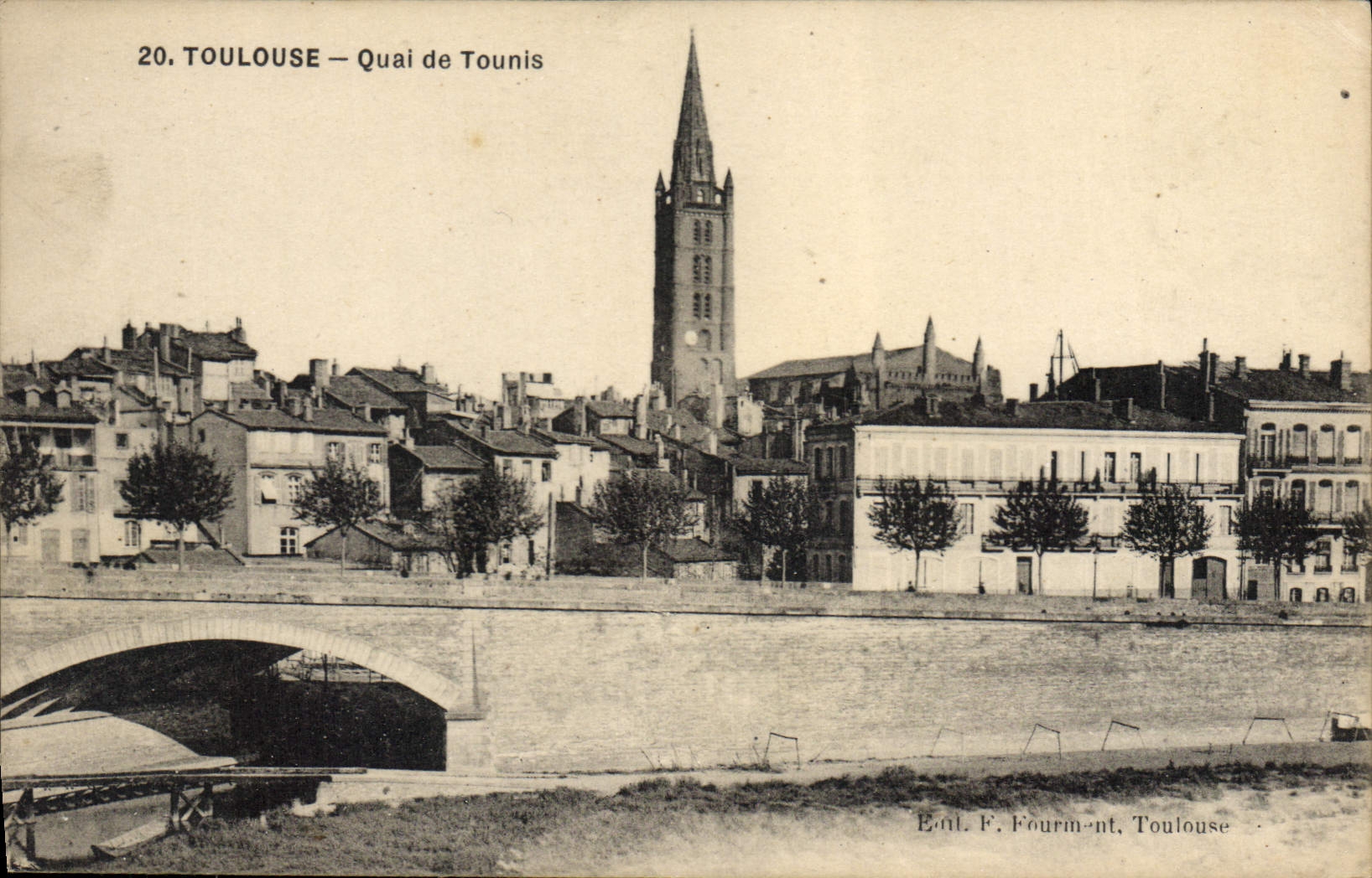 CPA Toulouse Quai De Tounis