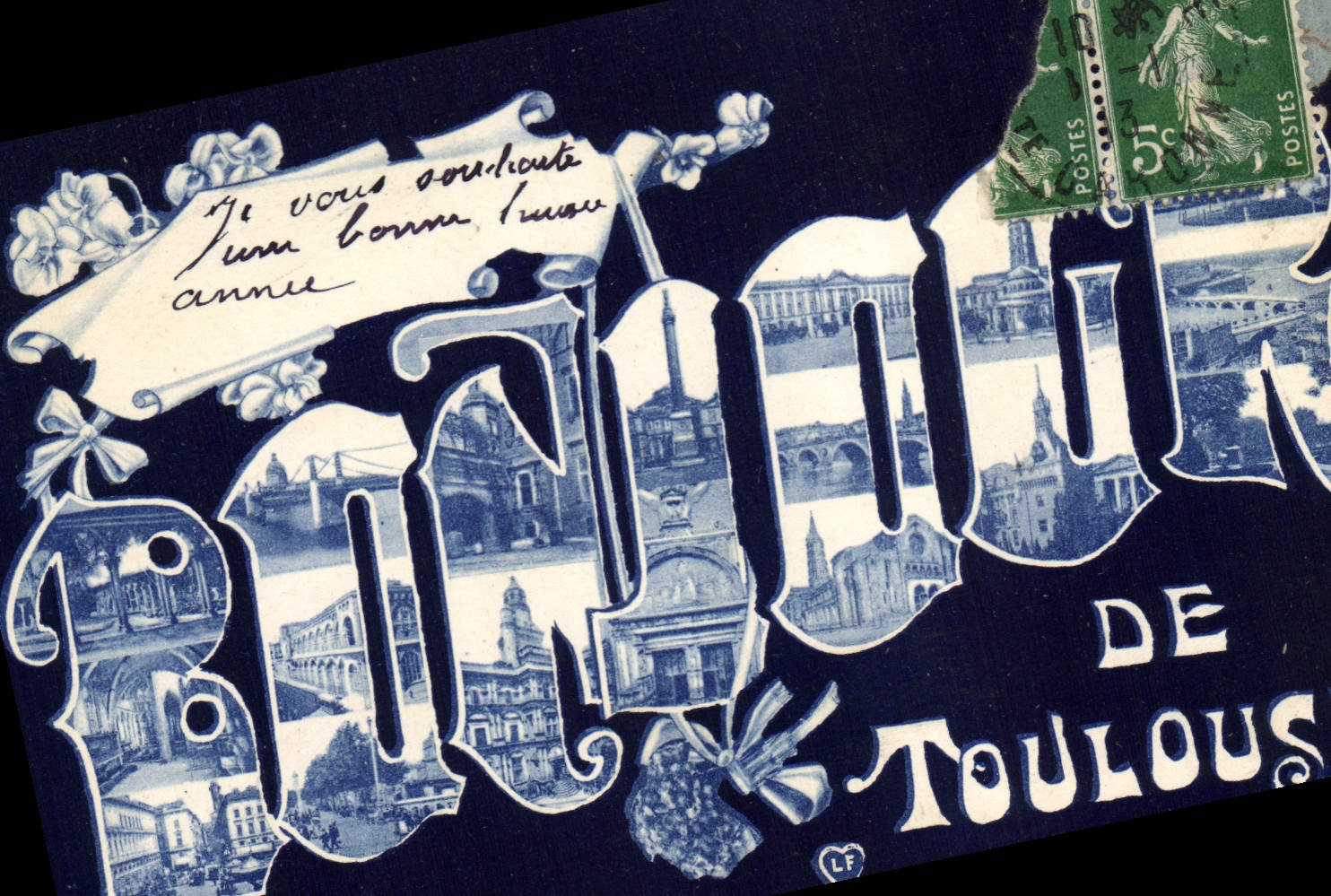 CPA bonjour de Toulouse