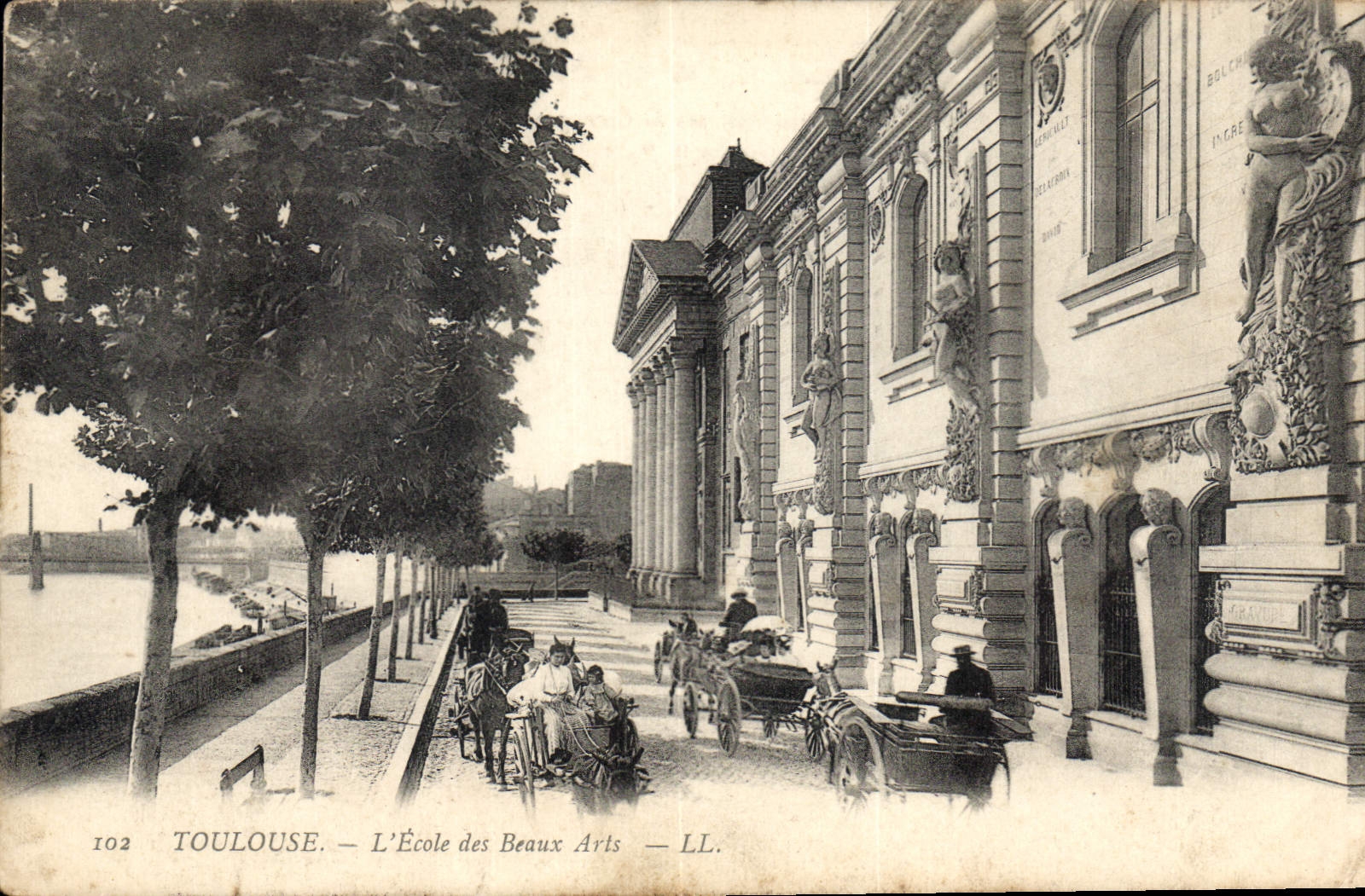 CPA Toulouse L'Ecole Des Beaux Arls