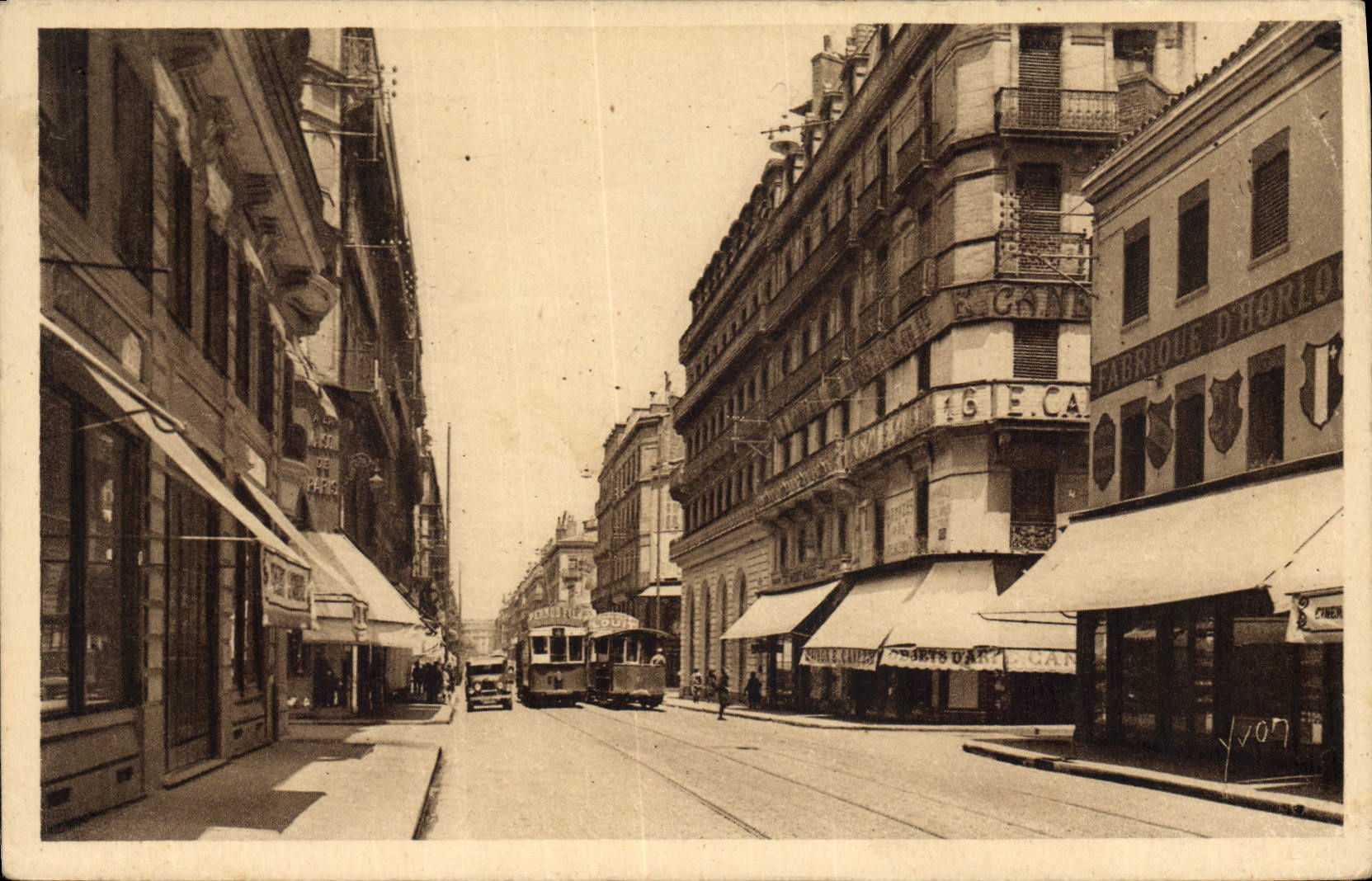 CPA Toulouse La Rue I'Alsace Lorraine