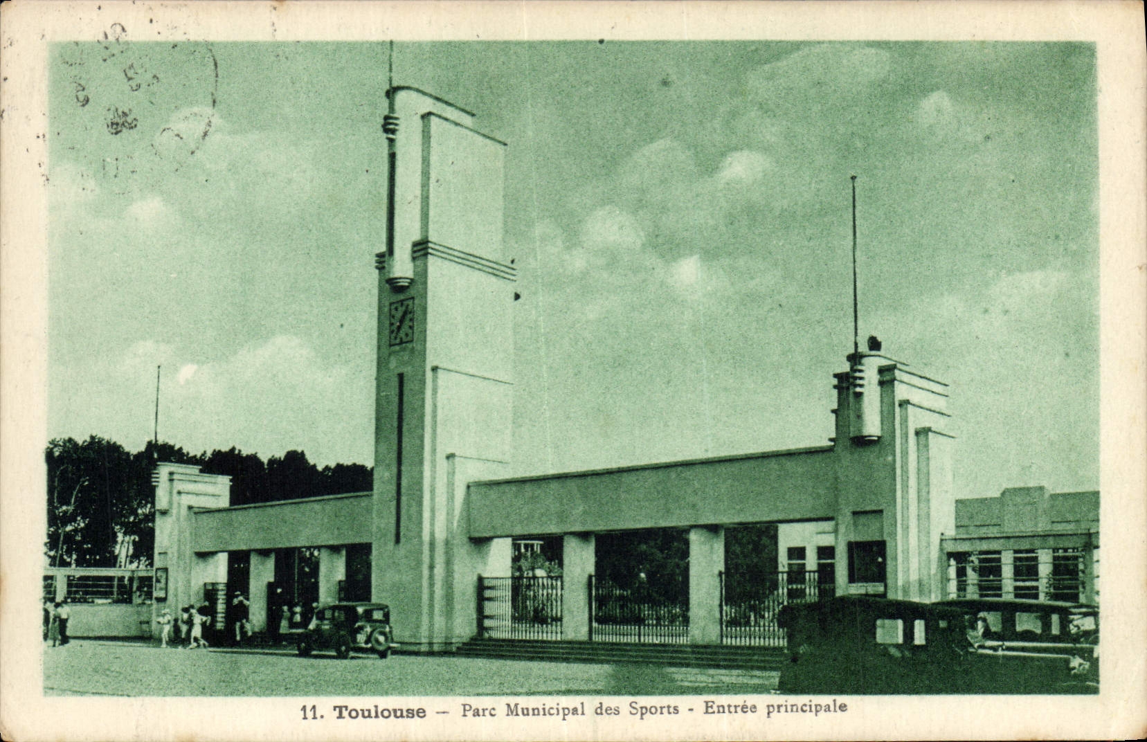 CPA Toulouse Parc Municipal Des Sports Entree Principale