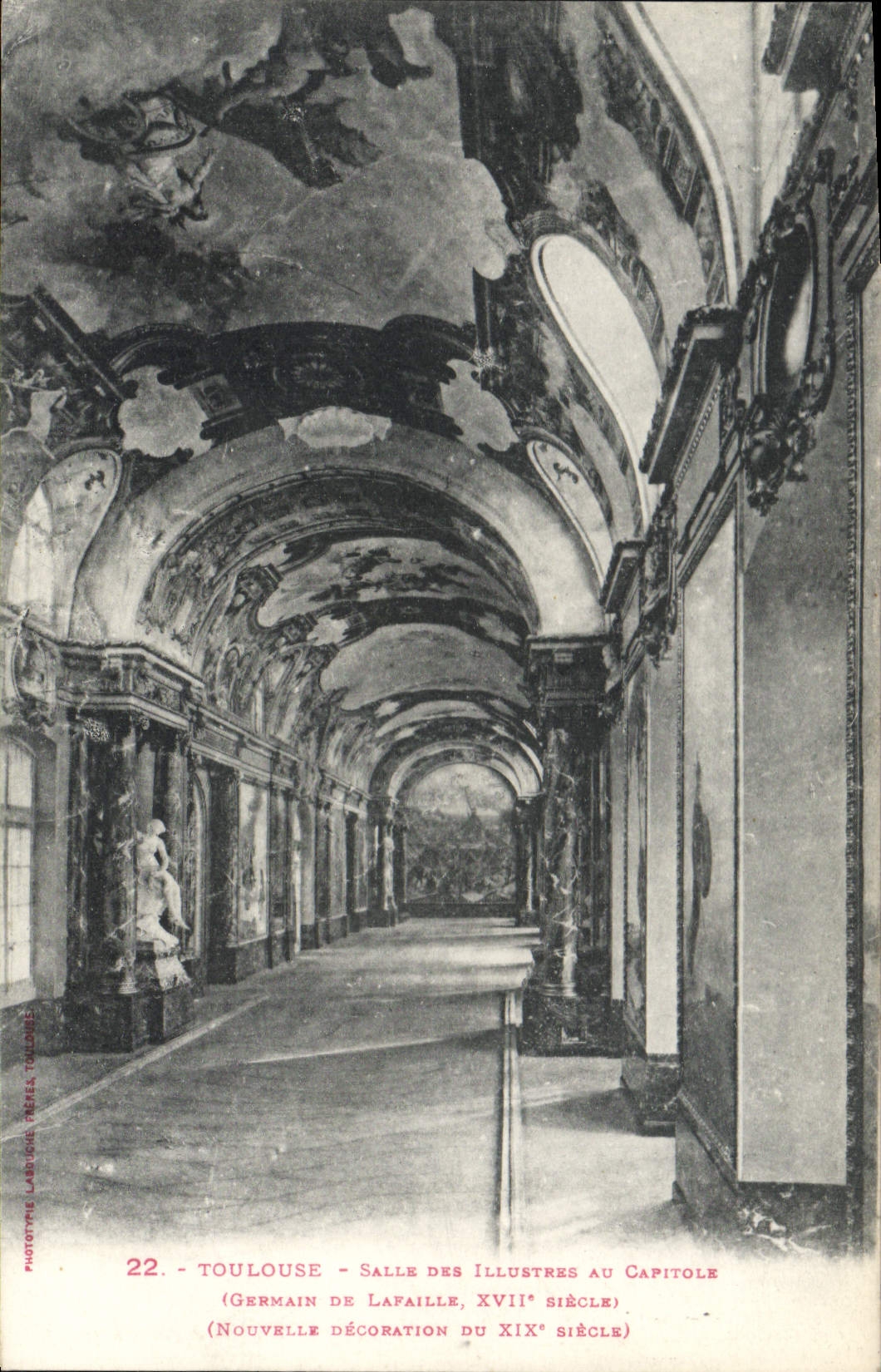 CPA Toulouse Salle Des Illustres
