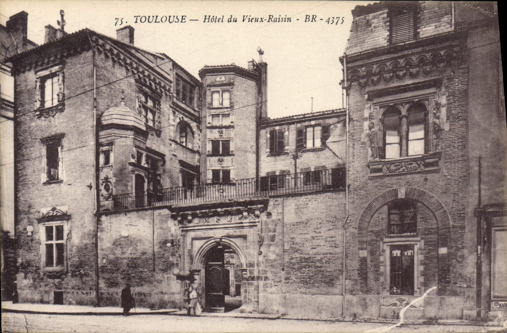 CPA Toulouse Hotel De Vieux Raisin
