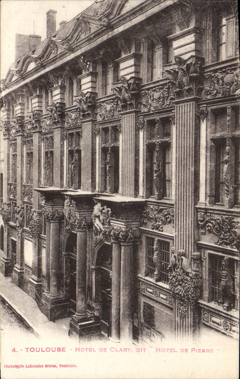 CPA Toulouse Hotel De Clary Dit