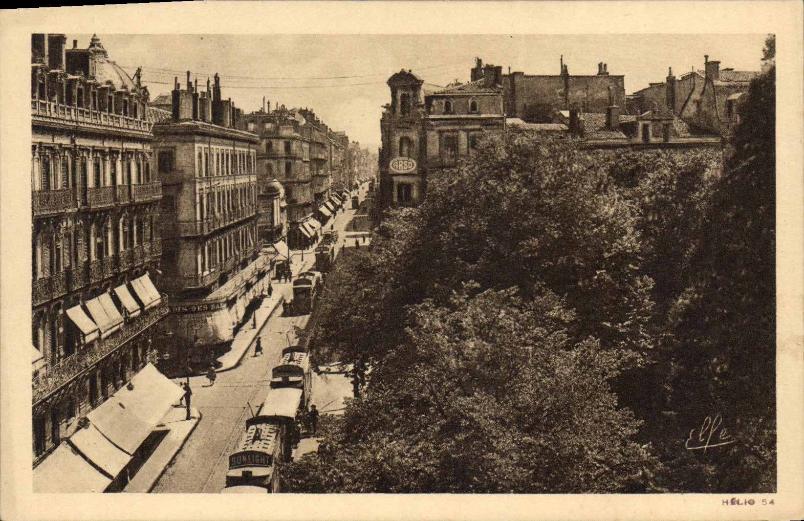 CPA Toulouse La Rue D'Alsace Lorraine