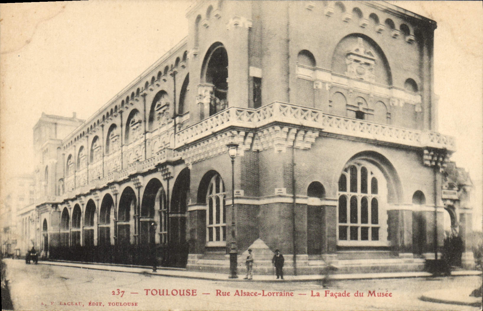 CPA Toulouse Rue Alsace Lorraine La Facade Du Musee