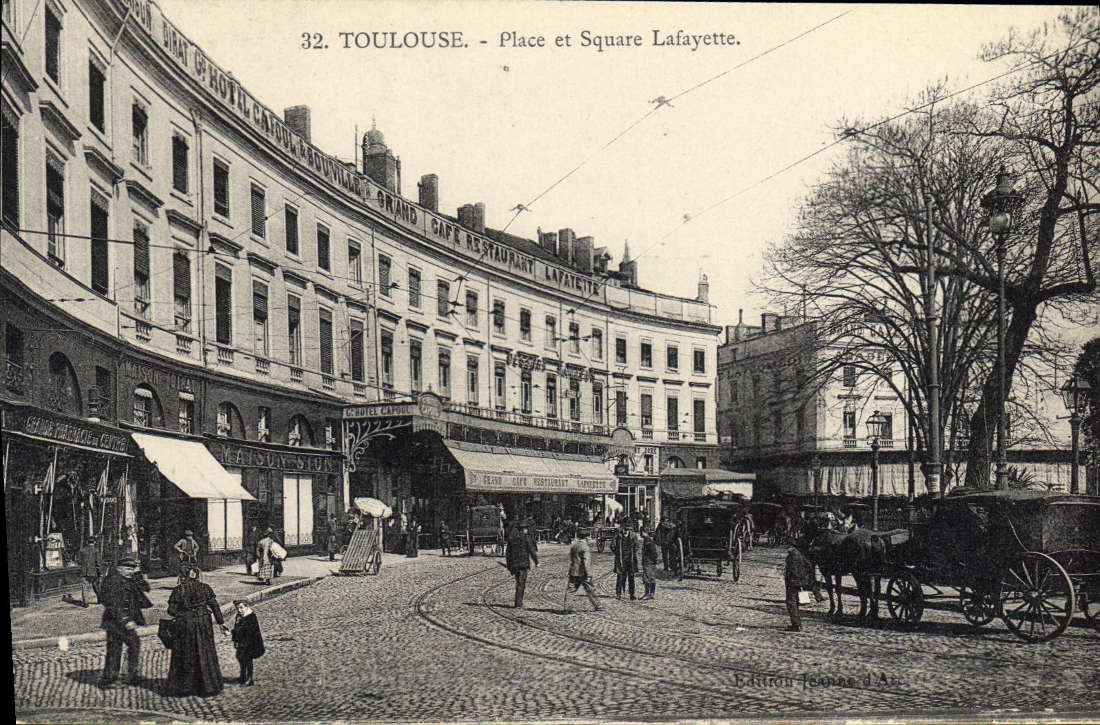 CPA Toulouse Place Et Square Lafayette
