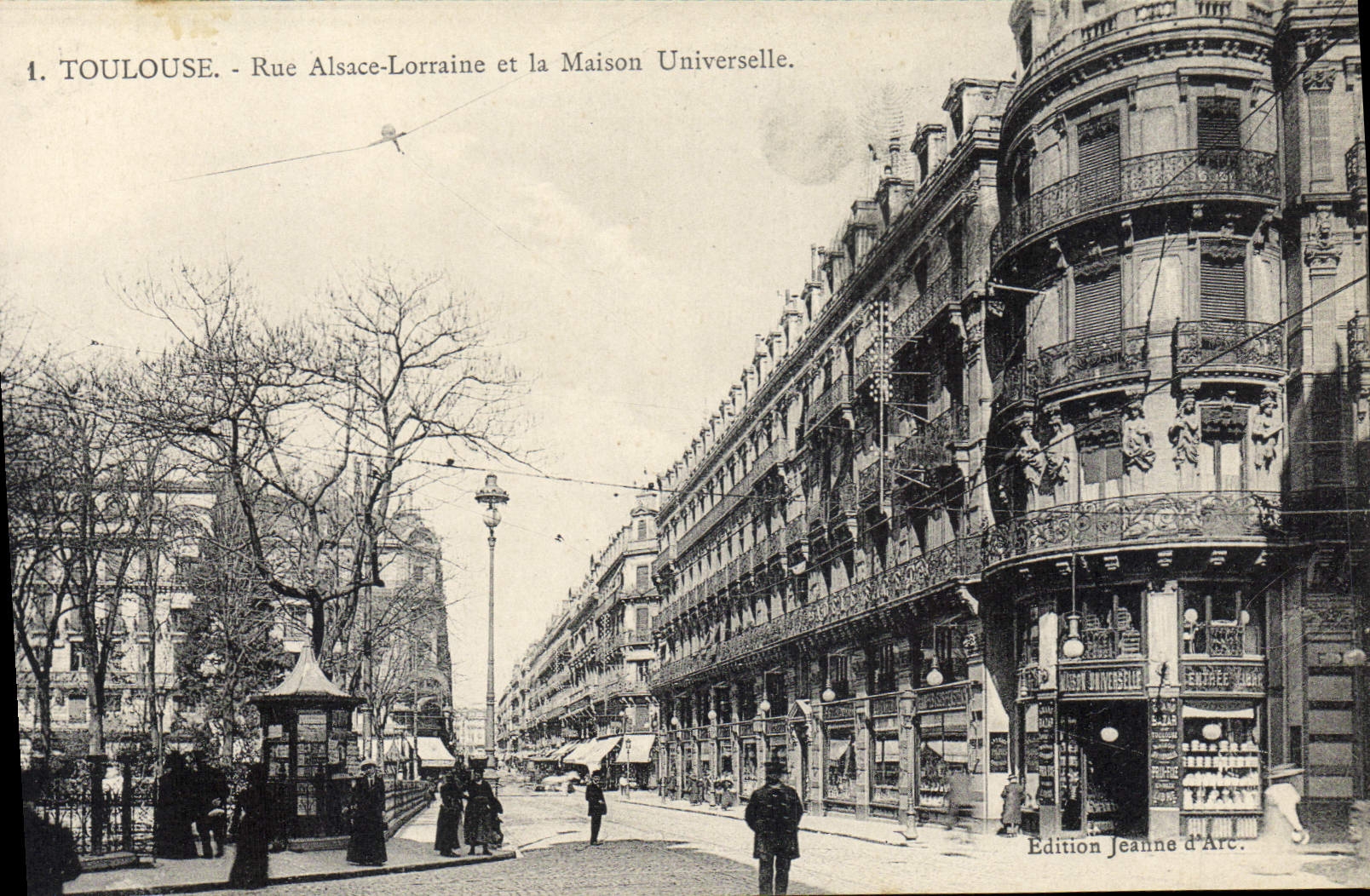 CPA Toulouse Rue Alsace Lorraine Et La Maison Universelle