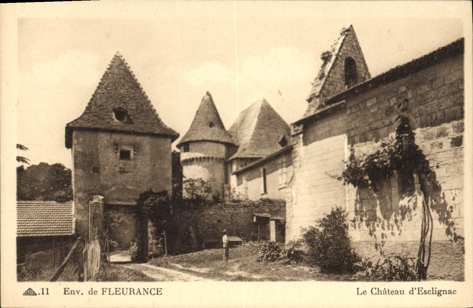 CPA Fleurance Le Chateau D'Esclignac