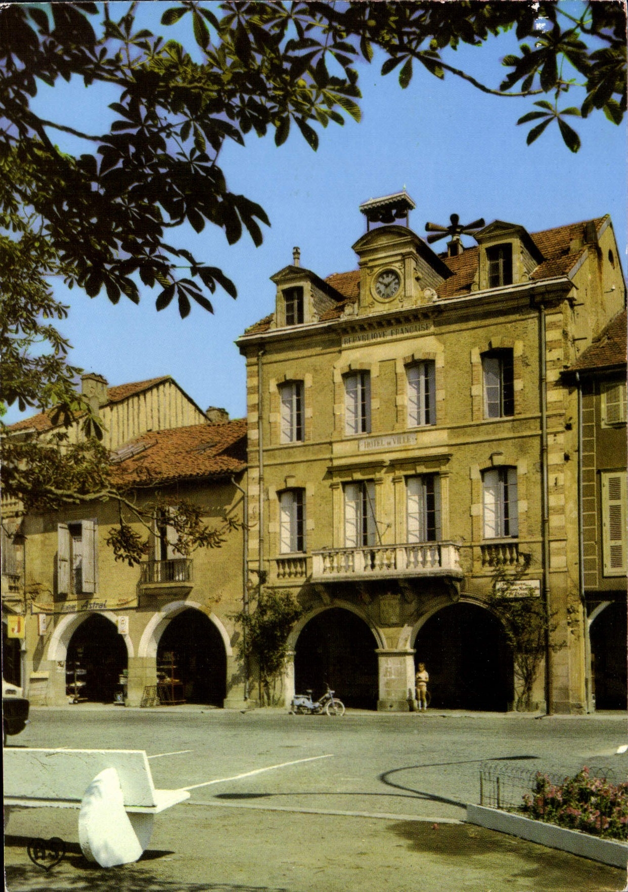 CPSM Marciac L'Hotel De Villes