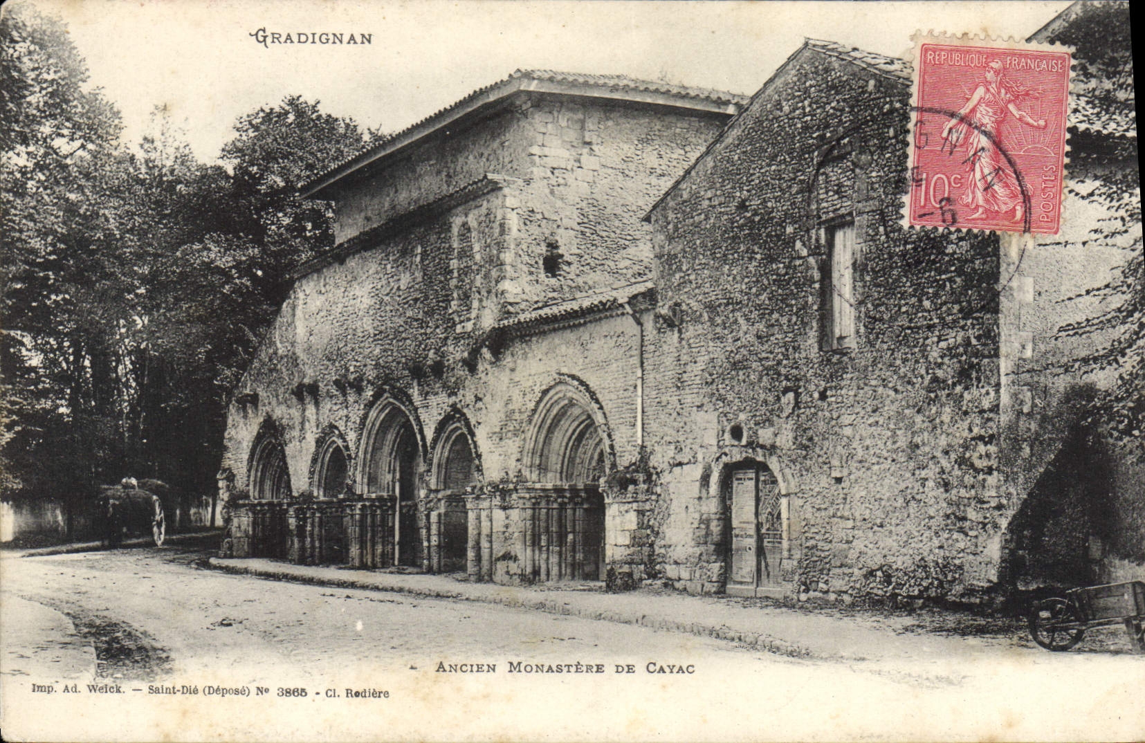 CPA Gradignan Ancien Monastere De Cayac