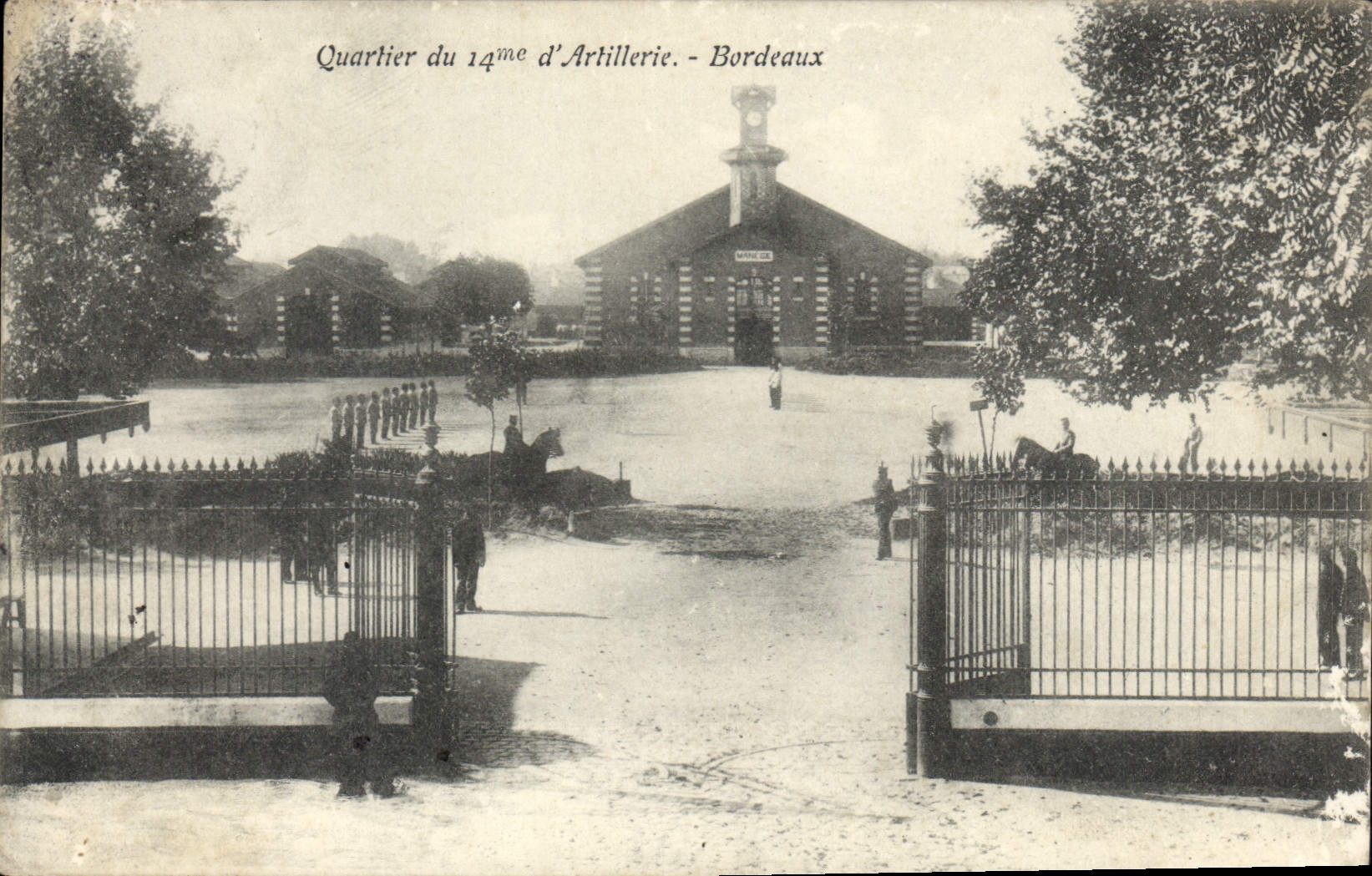 CPA Bordeaux Quartier Du 14ème d'artillerie