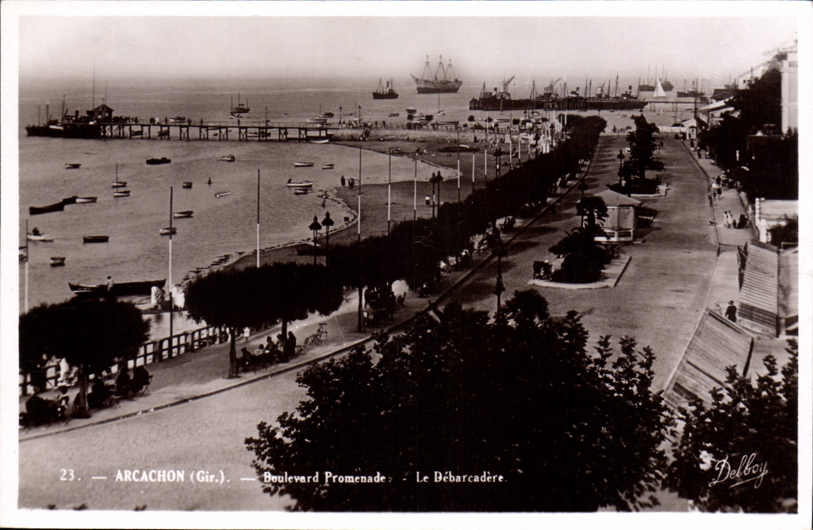 CPA Arcachon Boulevard Promenade
