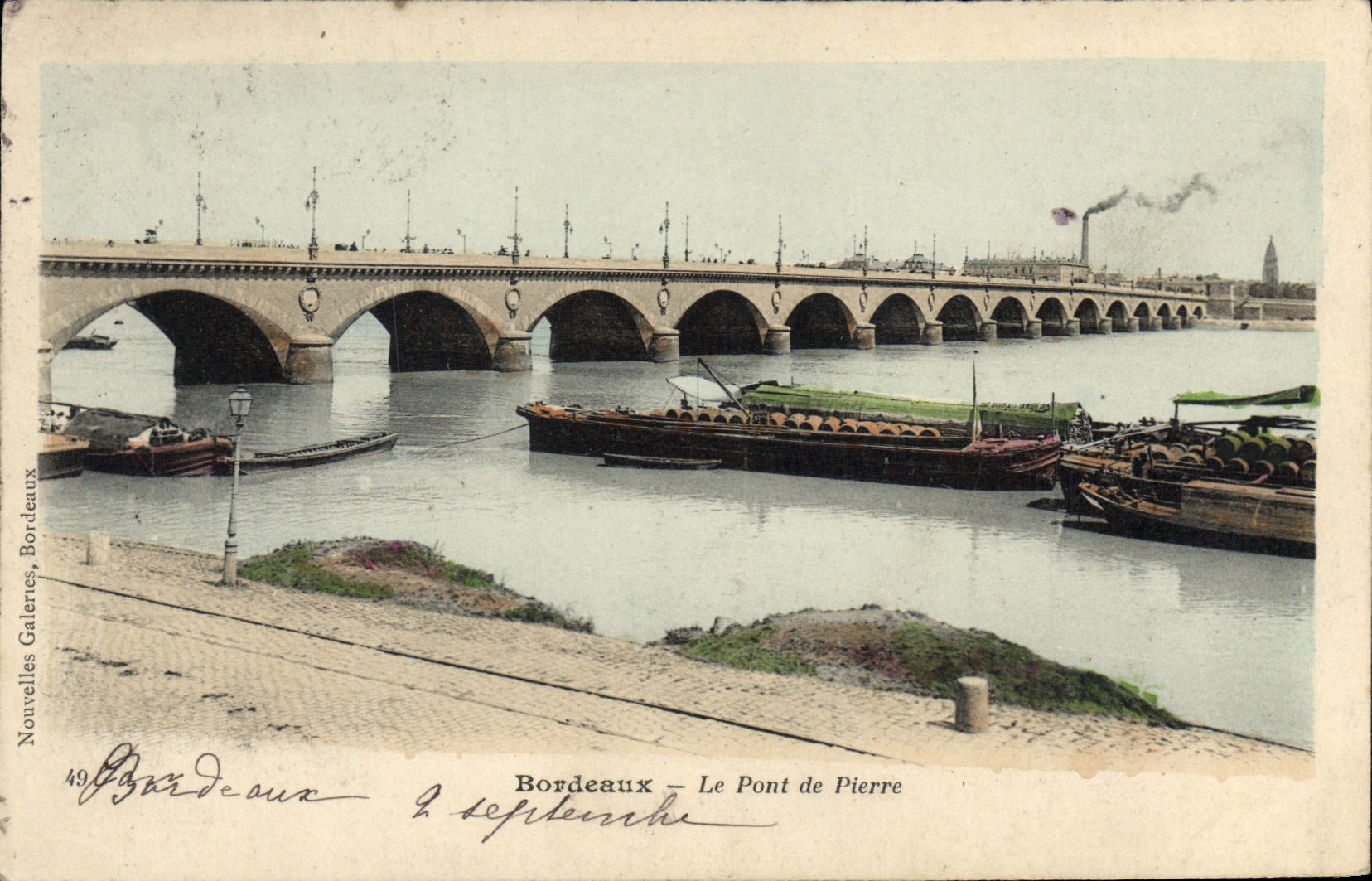 CPA Bordeaux Le Pont De Pierre
