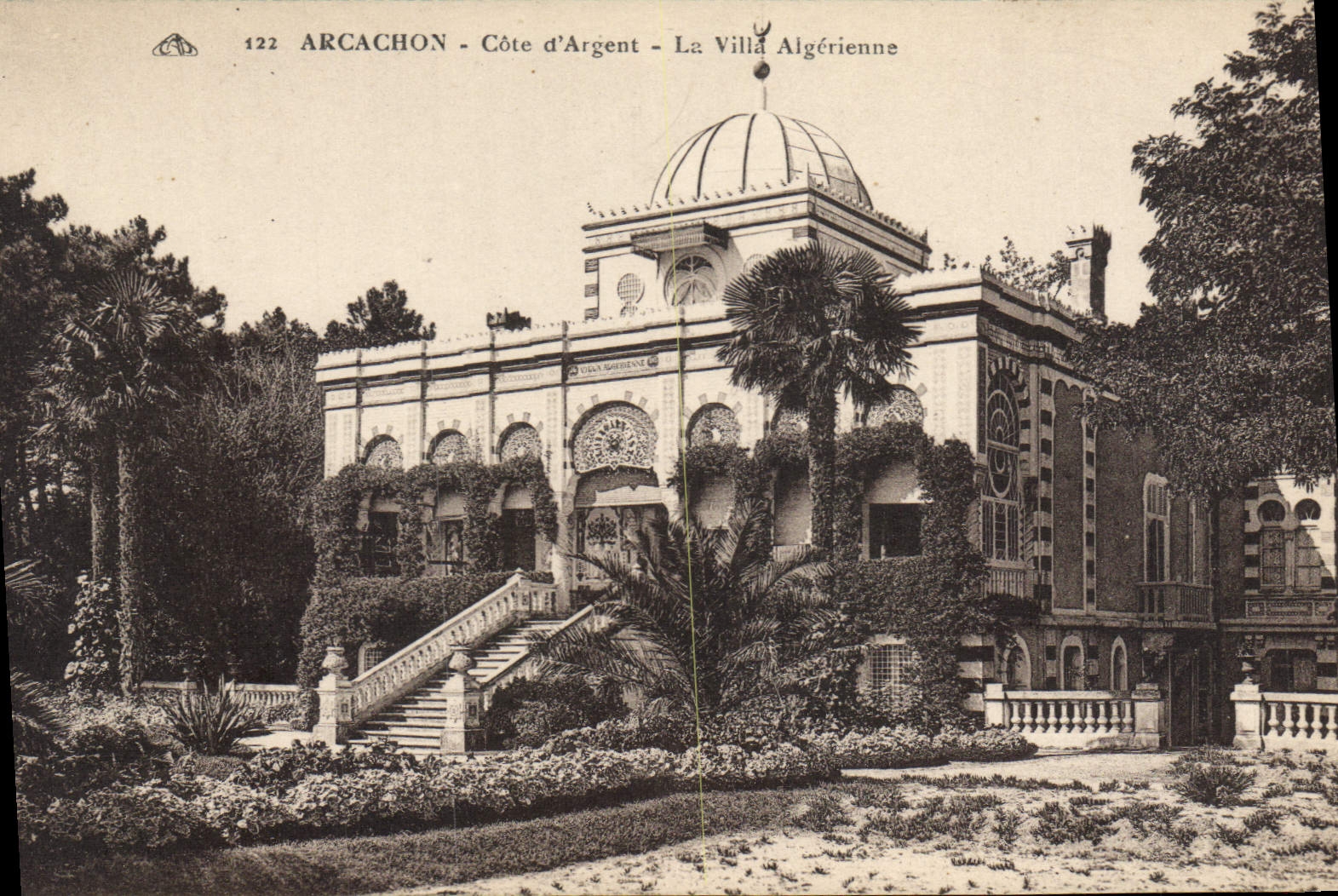 CPA Arcachon Cote D'Argent La Villa Algerienne