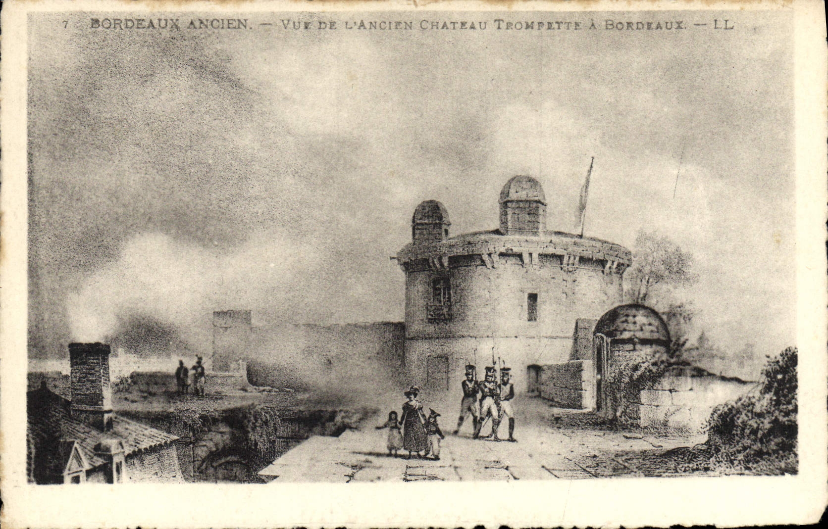 CPA Bordeaux Ancien Vue De La Ville