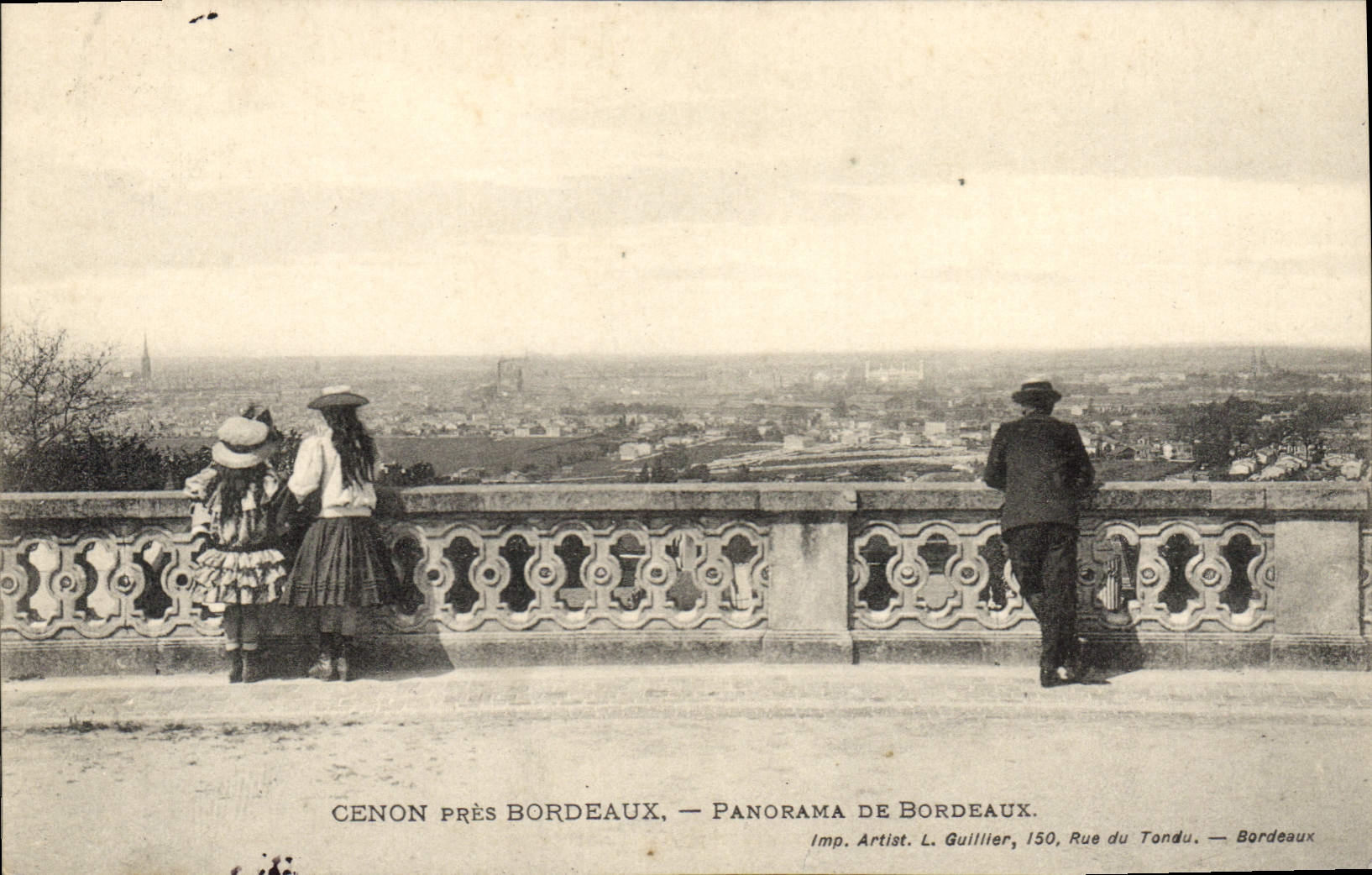 CPA Bordeaux Panorama De