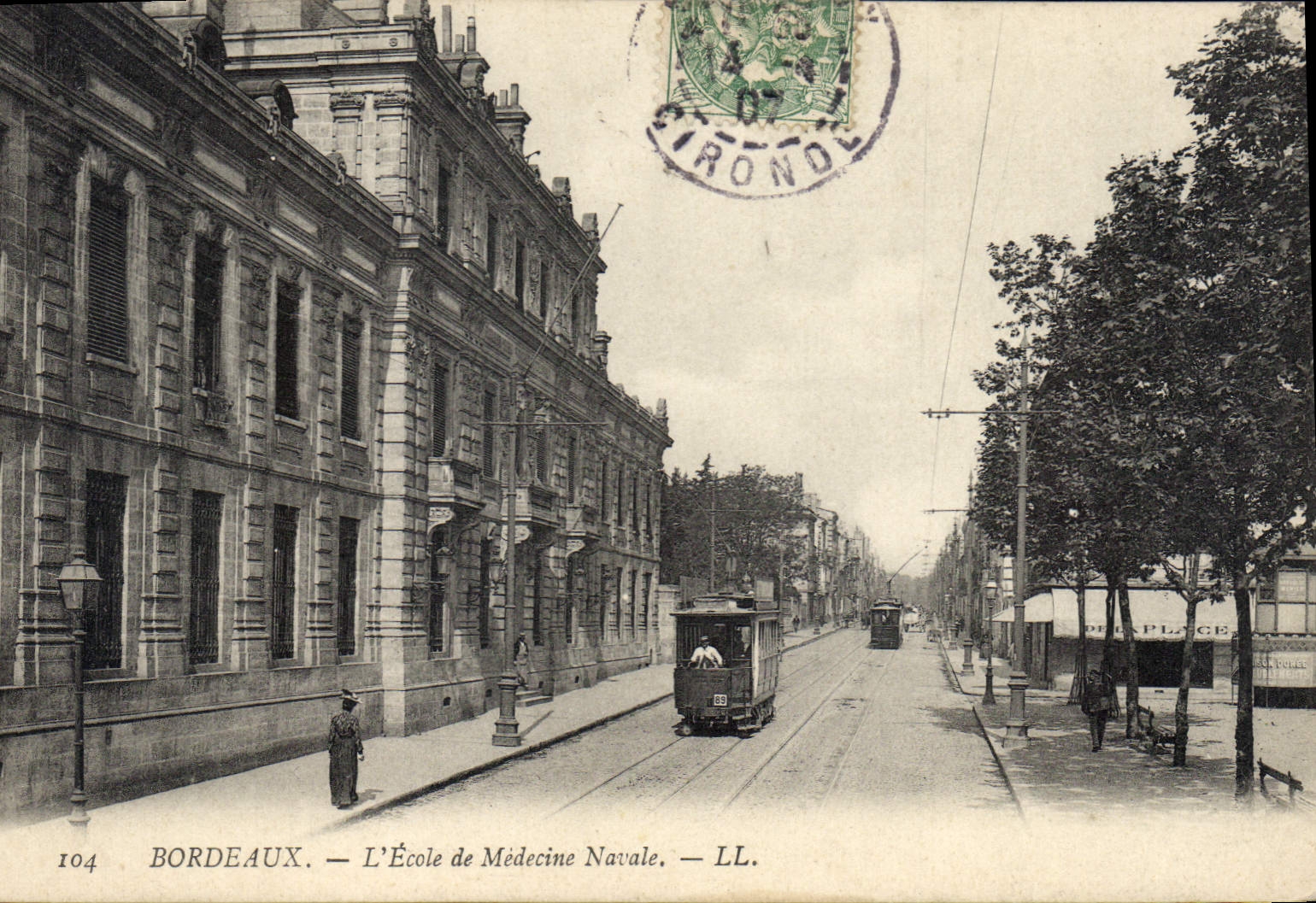 CPA Bordeaux L'Ecole De Medecine Navale