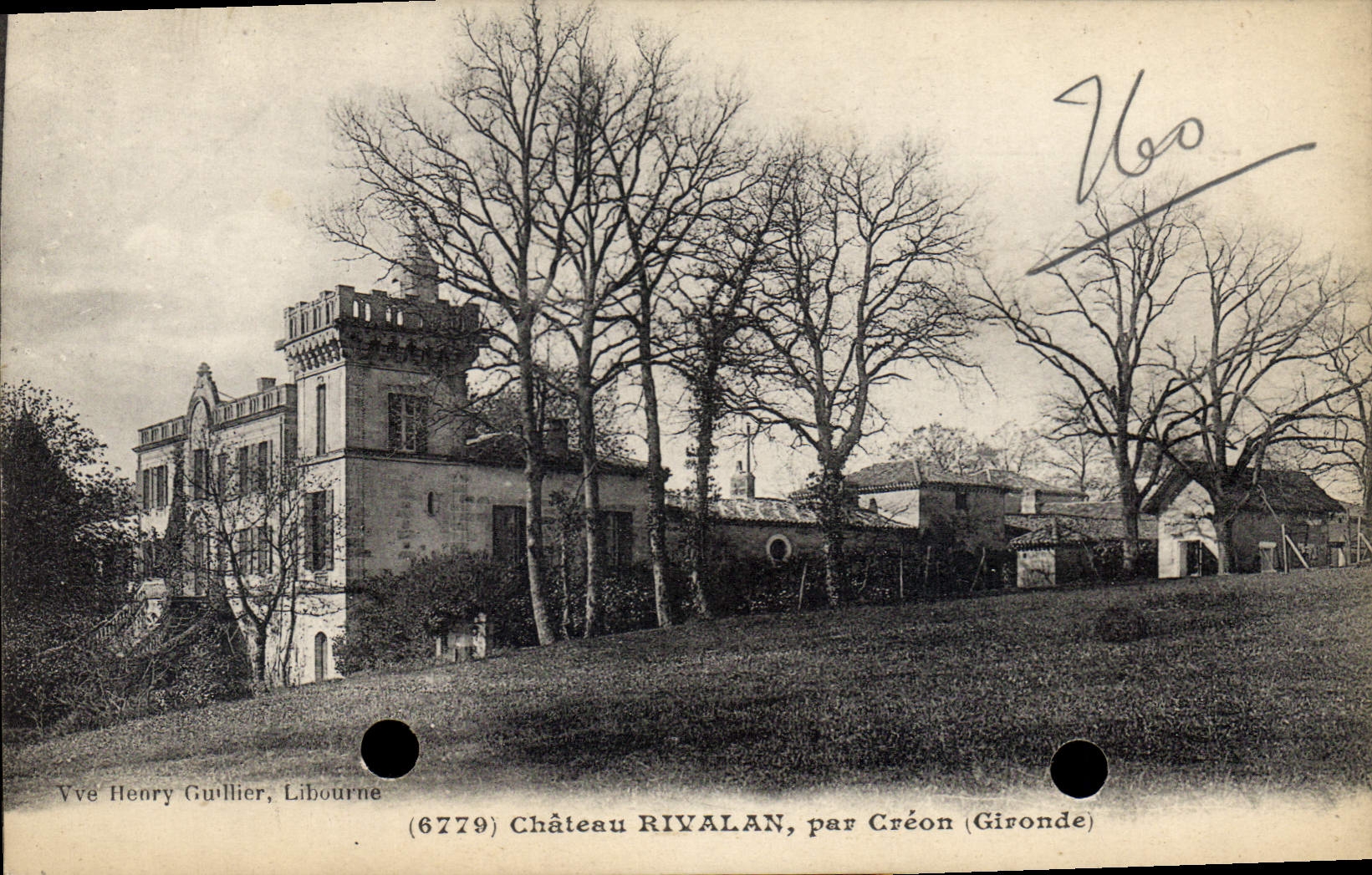 CPA Chateau Rivalan Par Creon