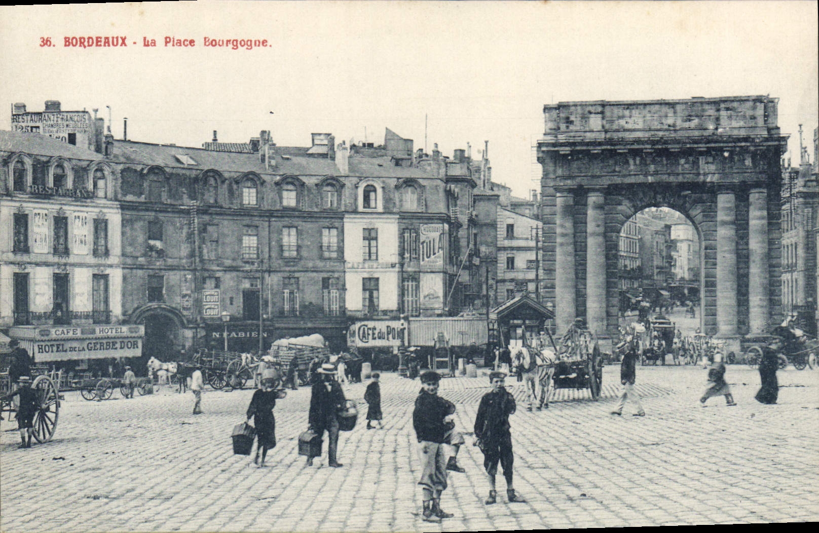 CPA Bordeaux La Place Bourgogne
