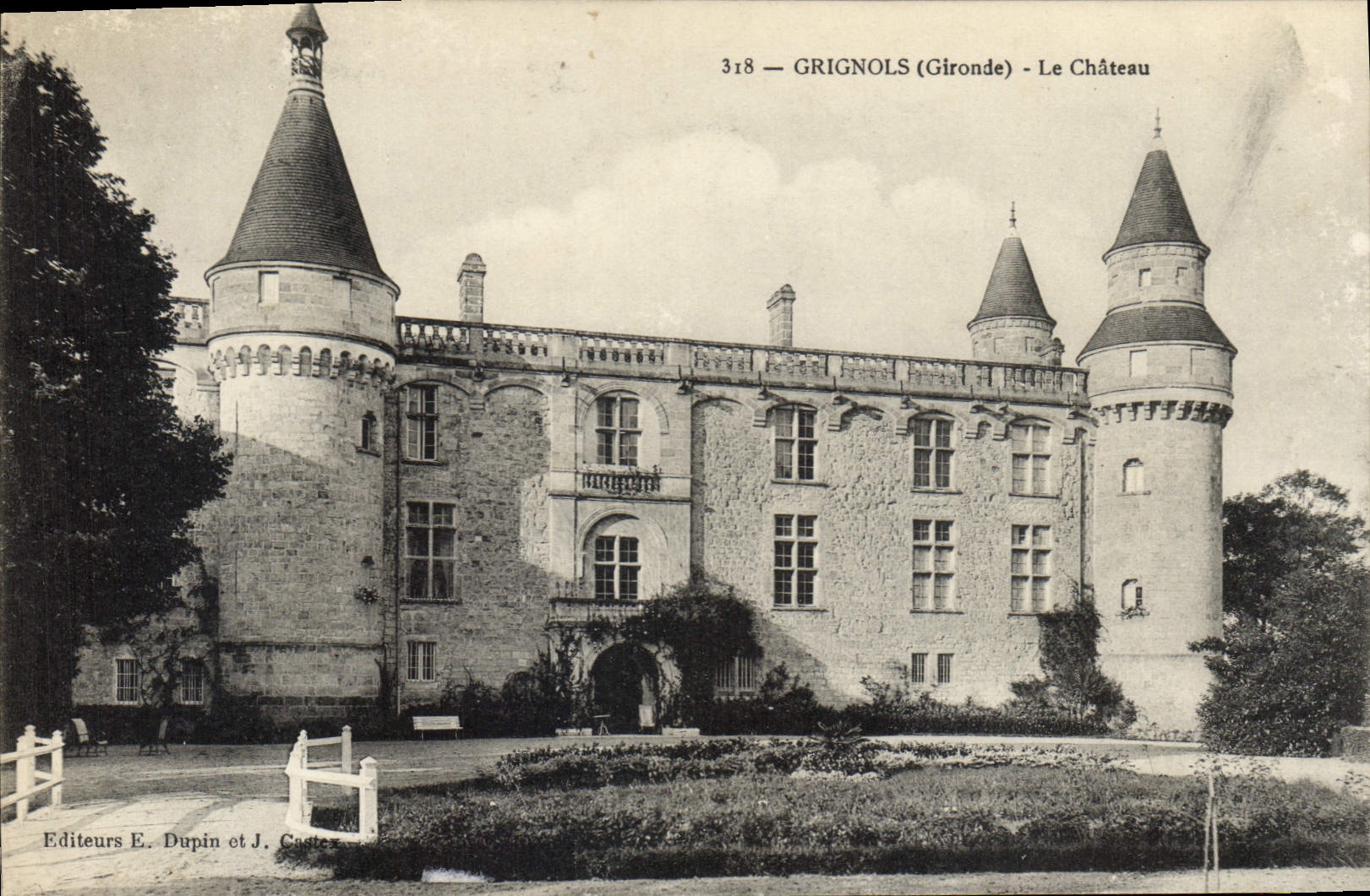 CPA Grignols Le Chateau