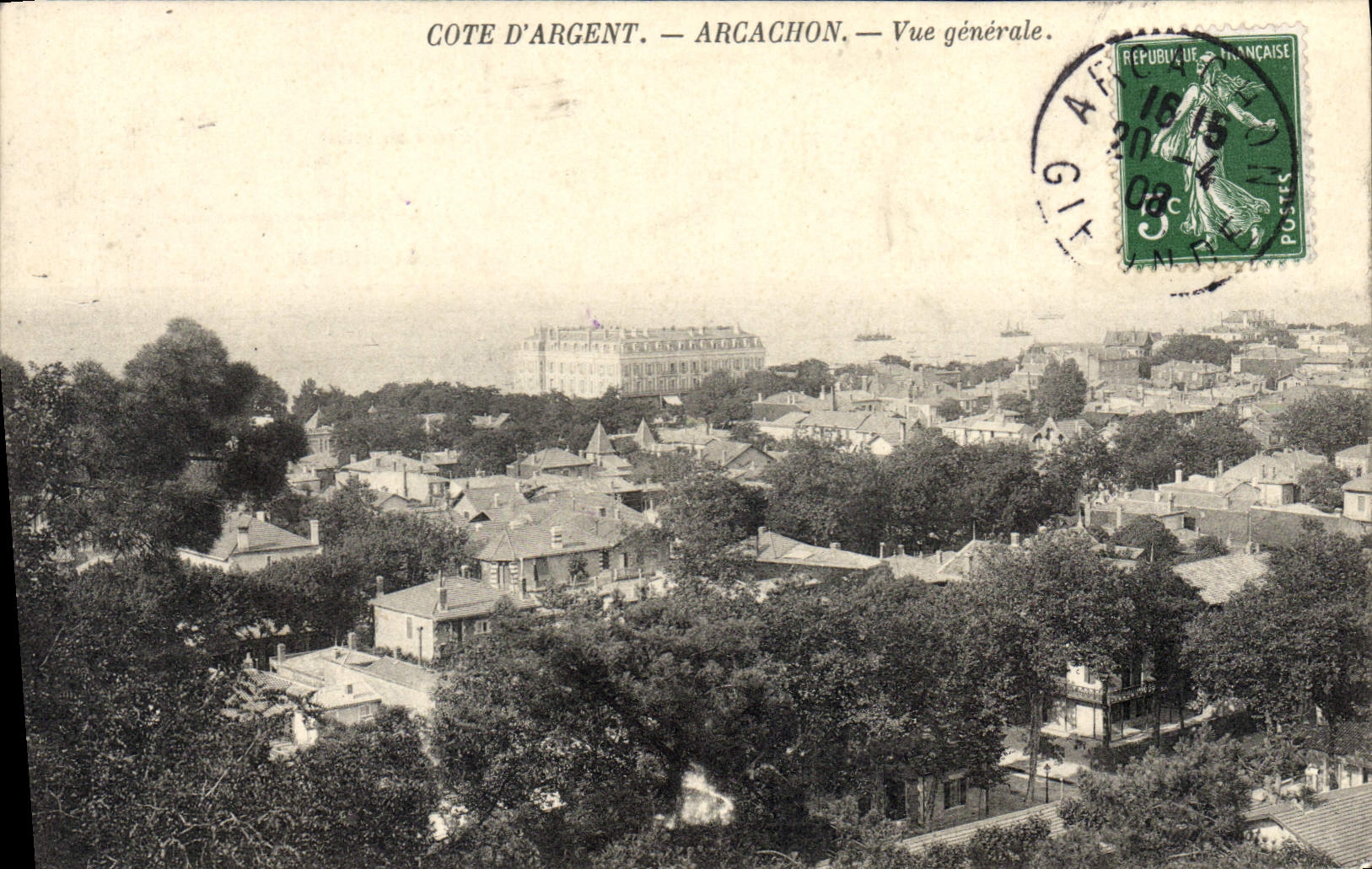 CPA Arcachon Vue Generale