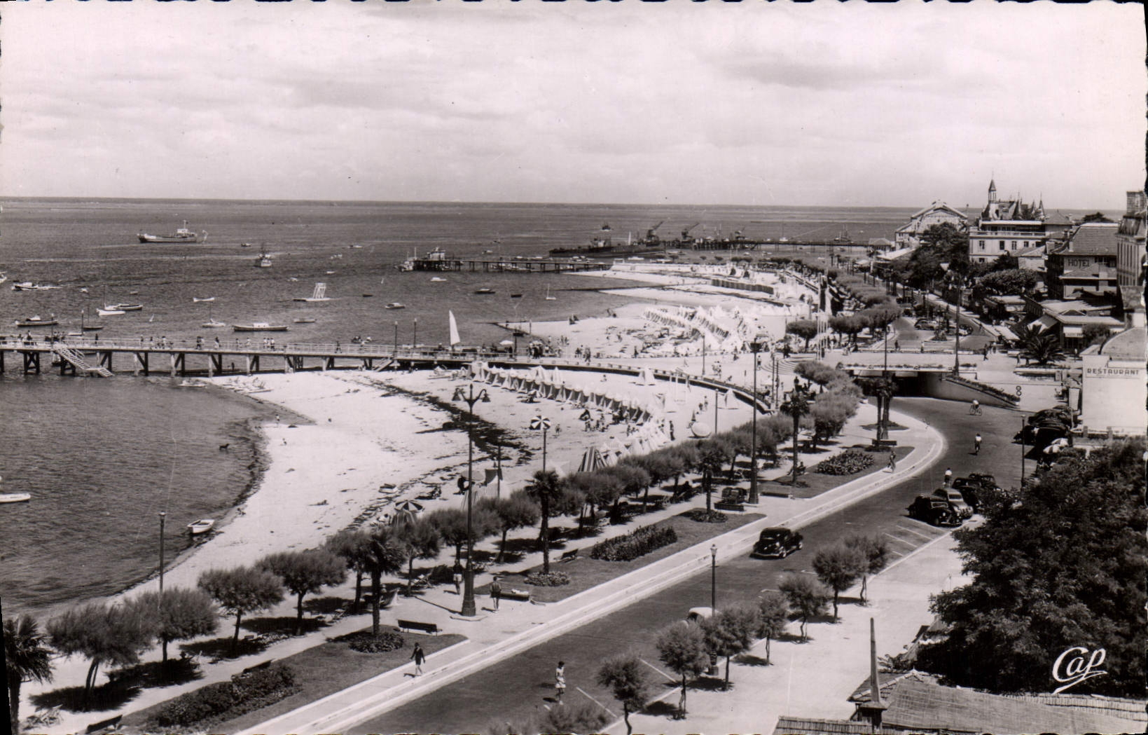 CPA Arcachon Cote D'Argent La Plage