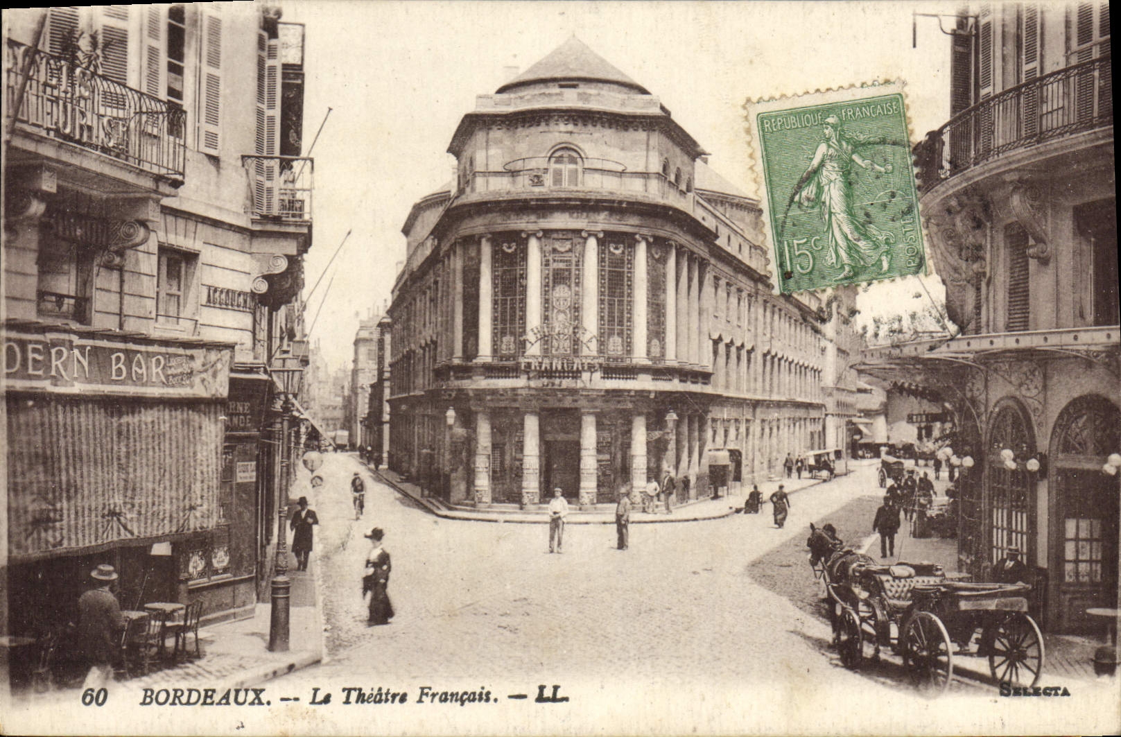 CPA Bordeaux Le Theatre Francois