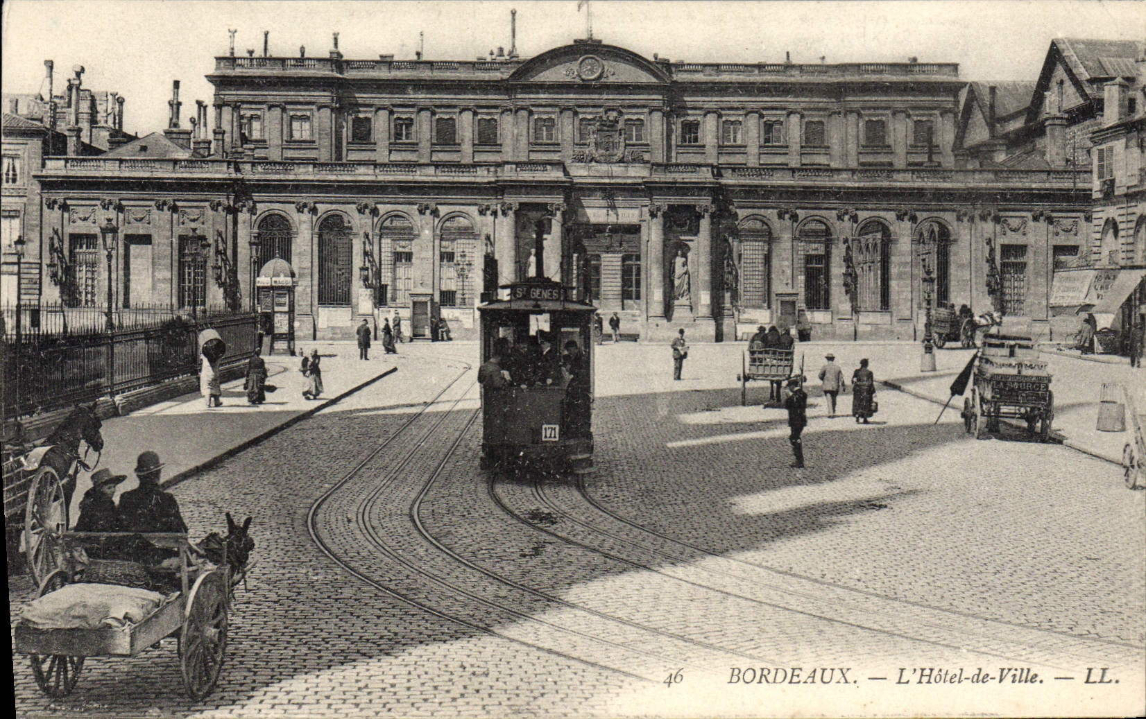 CPA Bordeaux L'Hotel De Ville