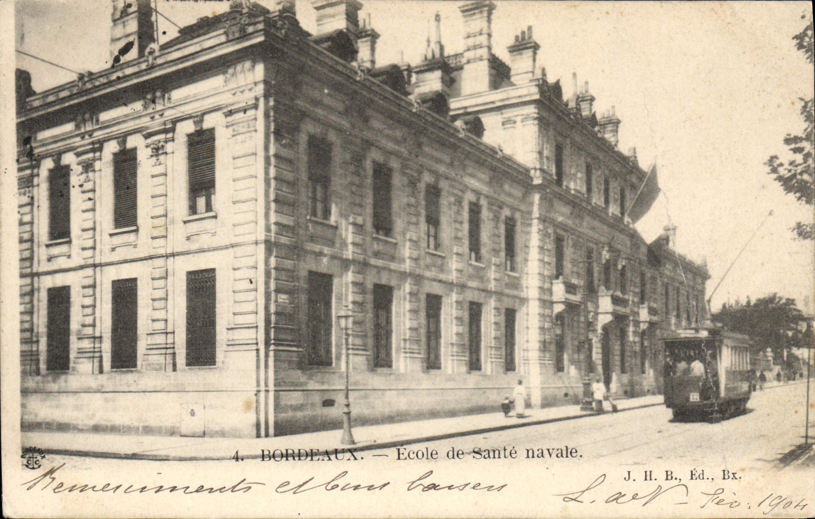 CPA Bordeaux Ecole De Sante Navale