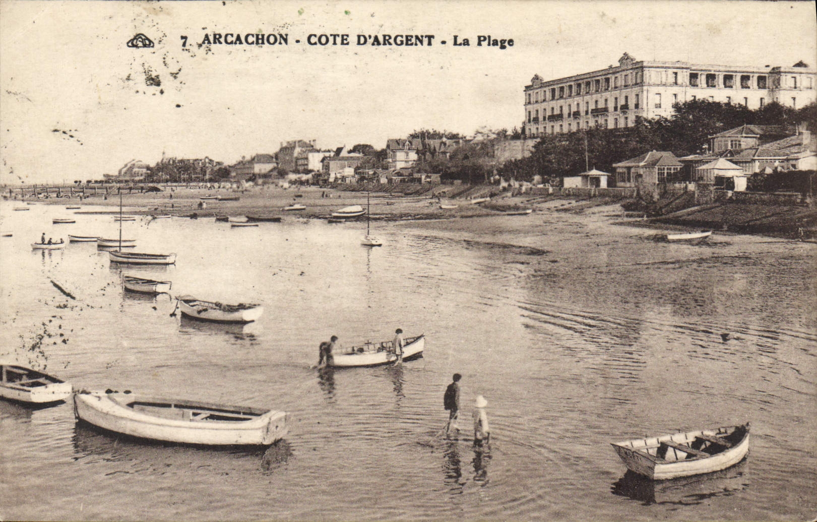 CPA Arcachon Cote D'Argent La Plage