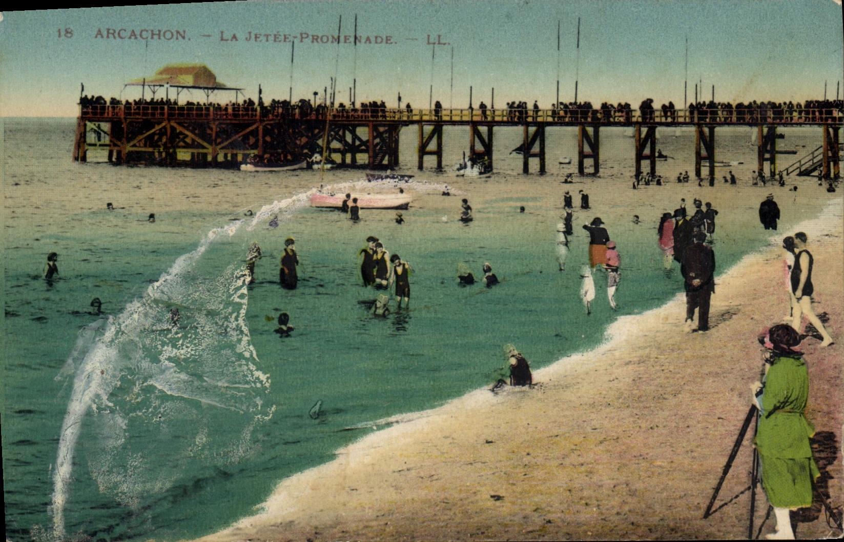 CPA Arcachon La Jetee Promenade