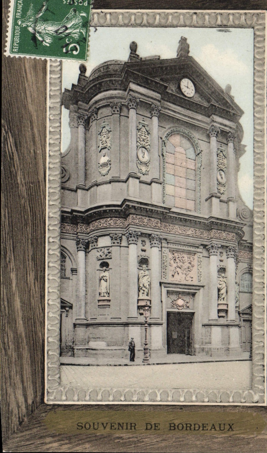CPA Bordeaux Souvenir église Notre Dame