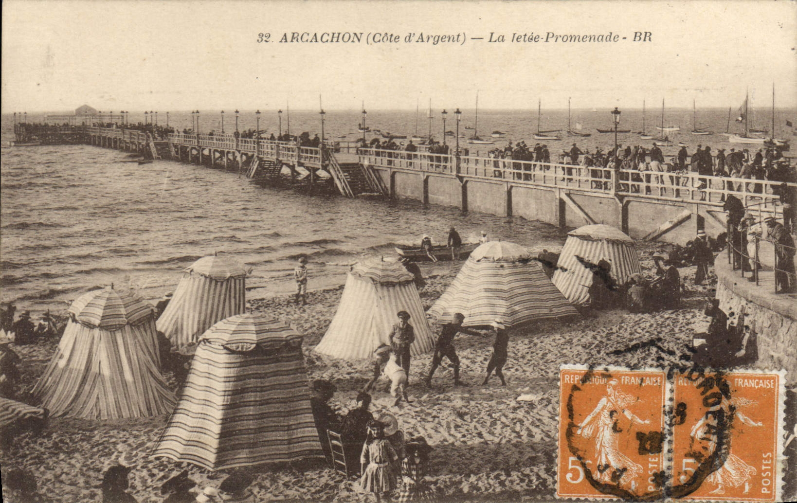 CPA Arcachon La Jetee Promenade