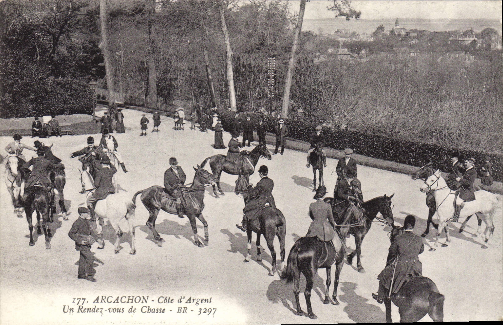 CPA Arcachon Un Rendez Vous De Chasse
