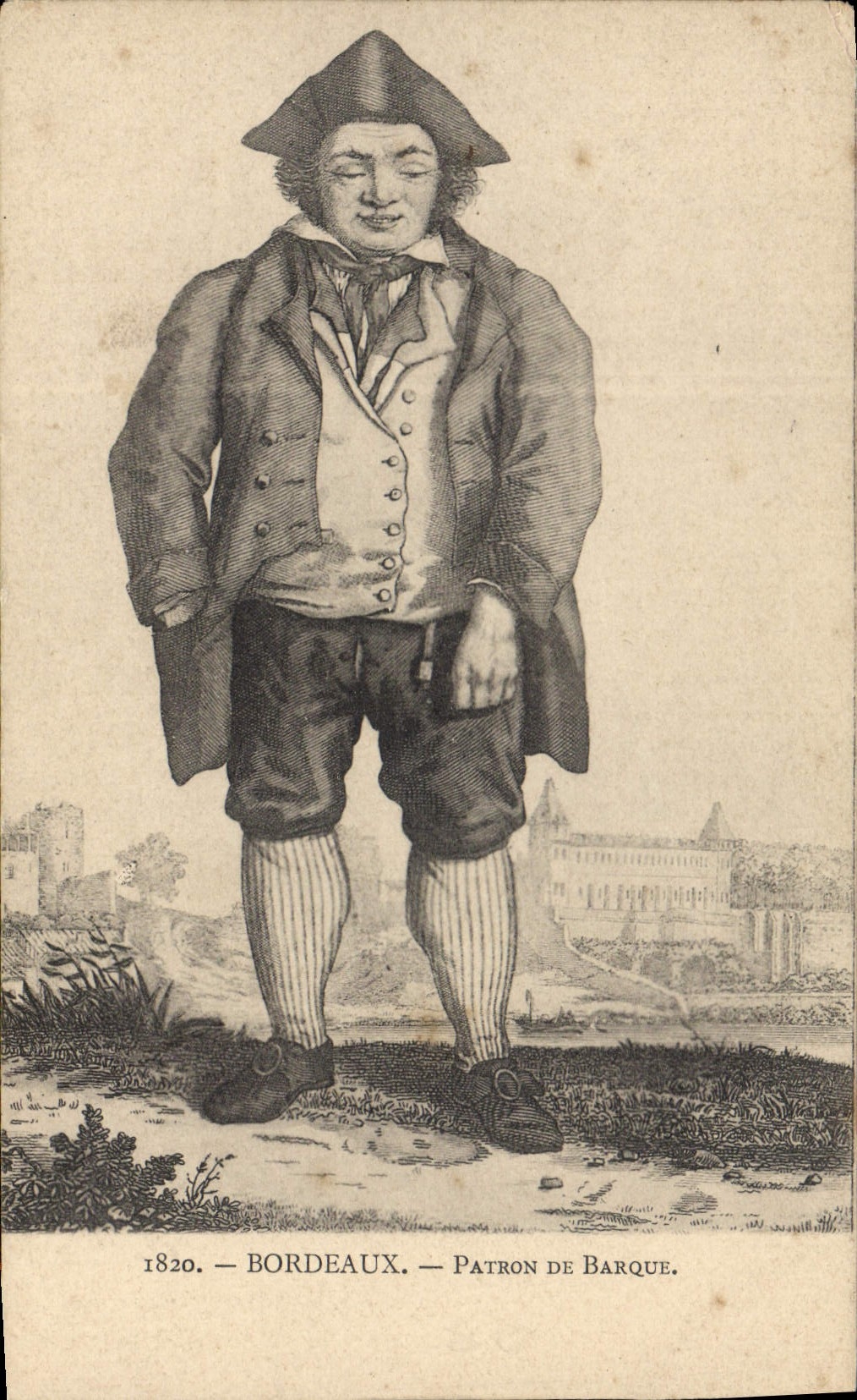 CPA Bordeaux Patron De Barque