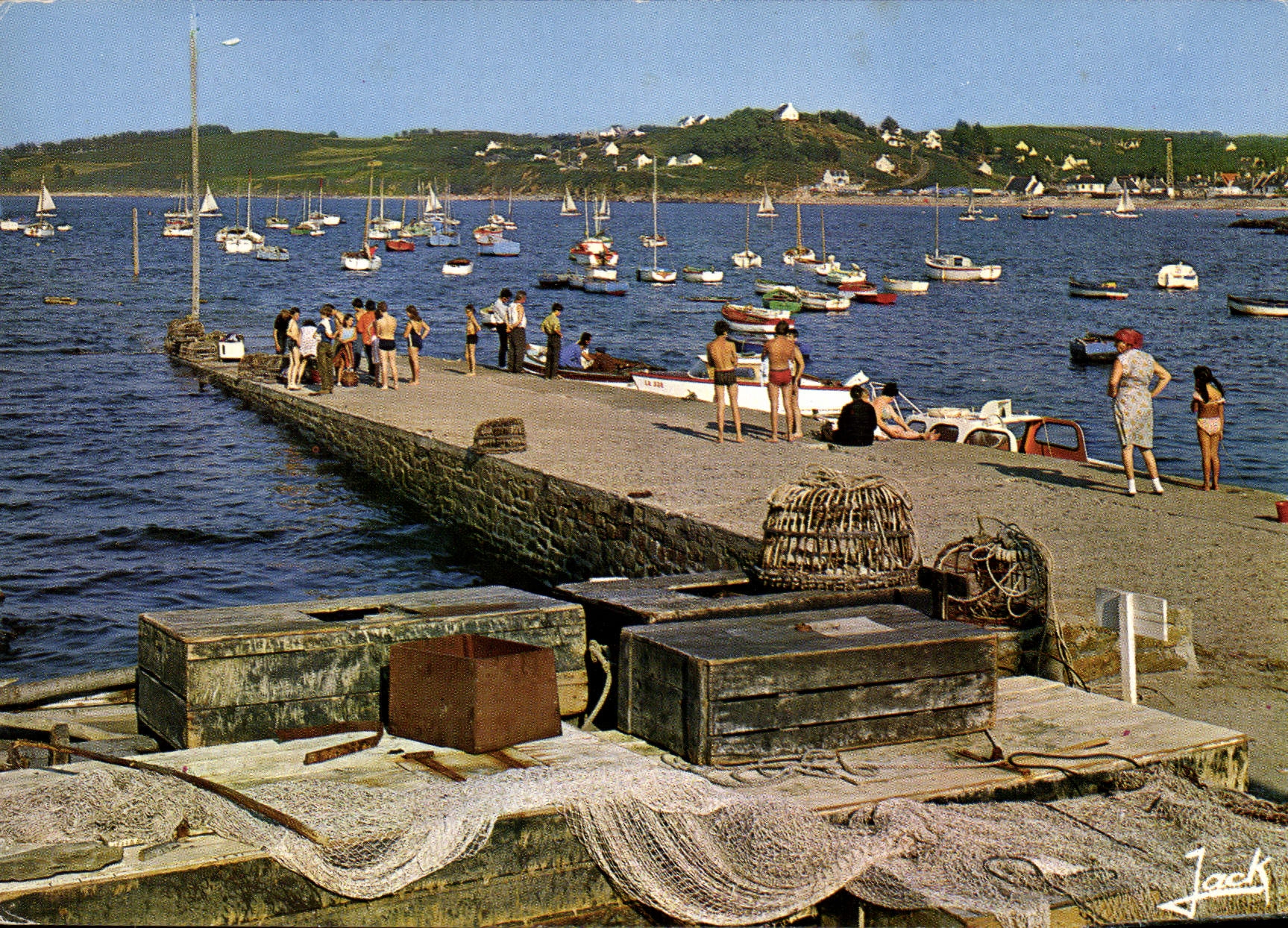 CPSM Locquemeau Le Port