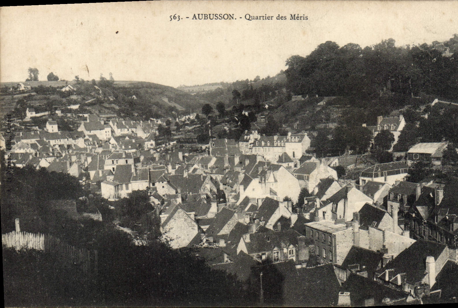 CPA Aubusson Quartier Des Méris