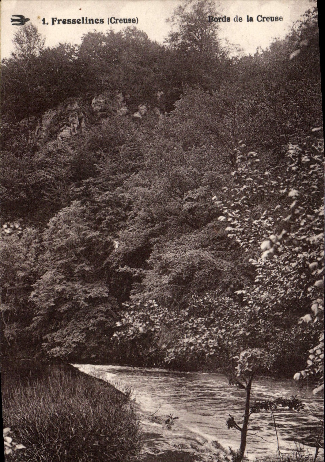CPA Fresselines Bords De La Creuse