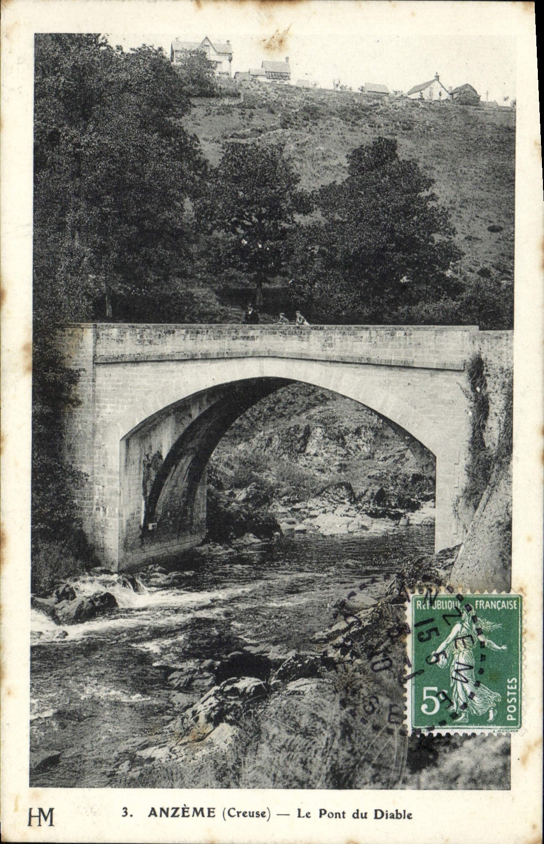CPA Anzeme Le Pont Du Diable