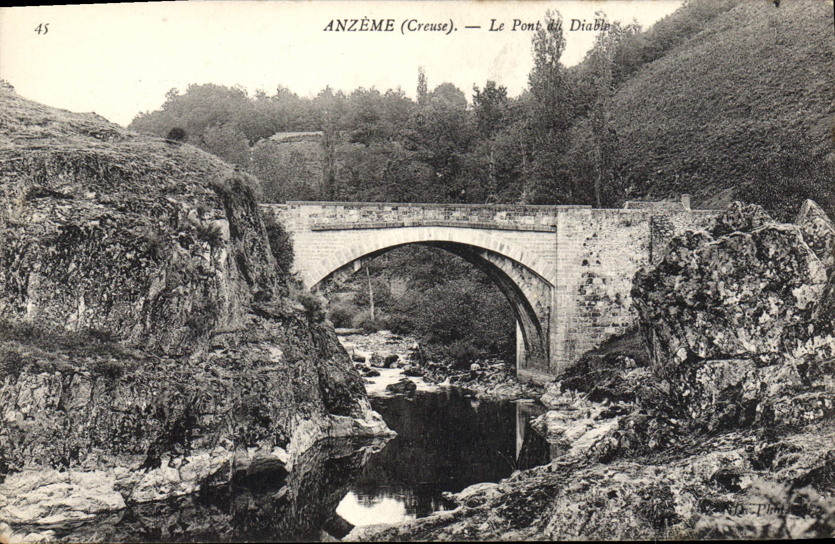 CPA Anzeme Le Pont Du Diable