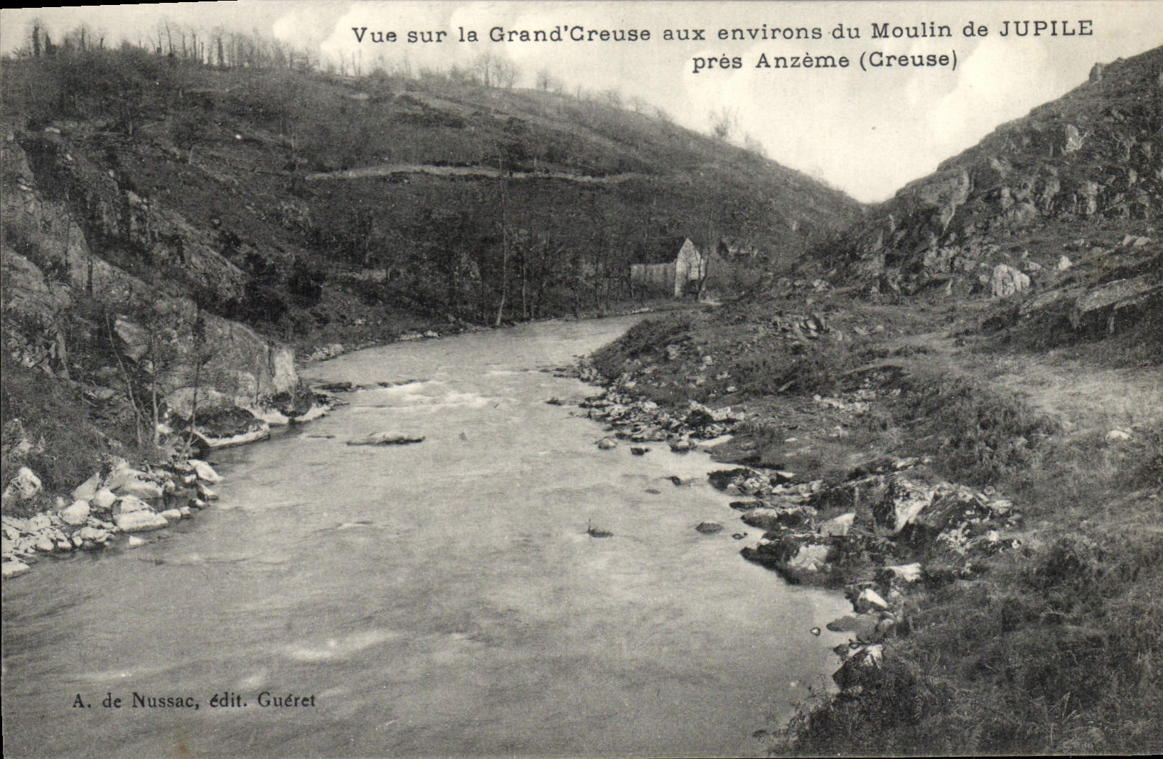 CPA Vue Sur La Grand Creuse Aux Environs Du Moulin De Jupile Pres Anzeme