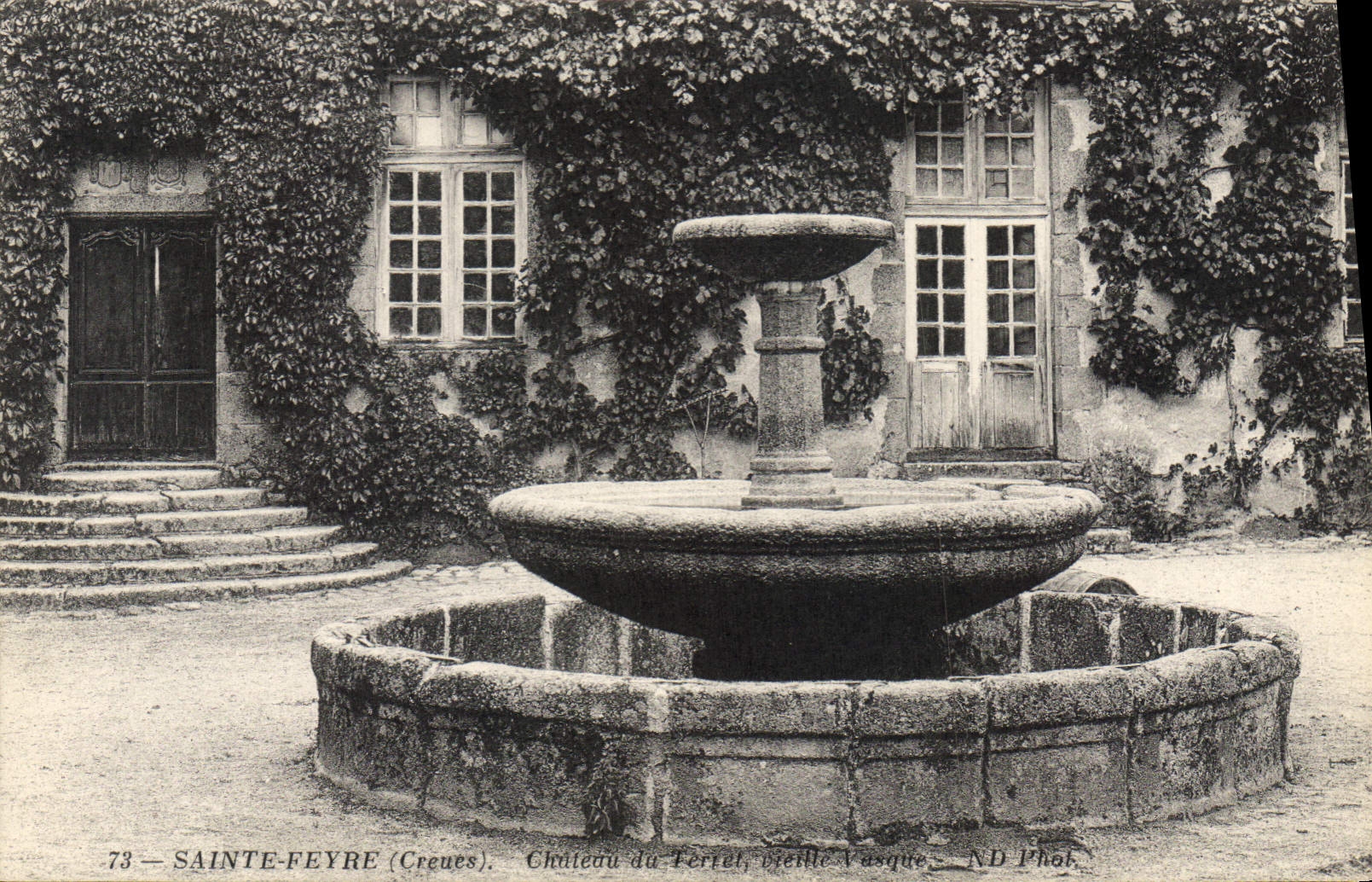 CPA Sainte Feyre Chateau Du Terret