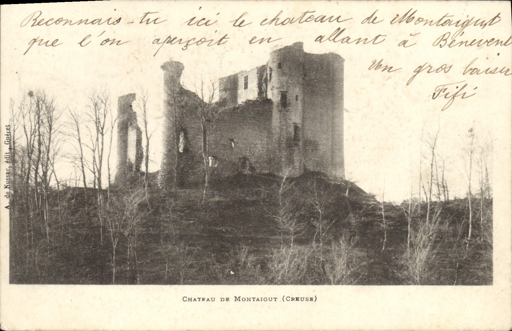 CPA Montaigut Chateau