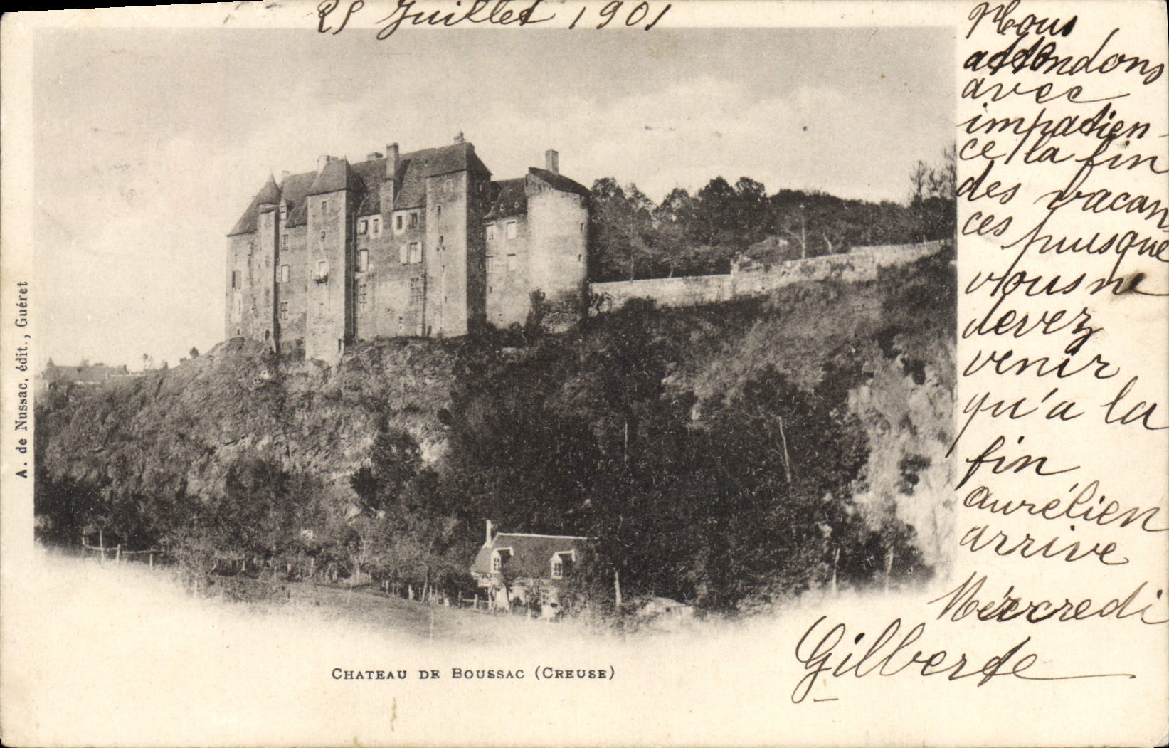 CPA Chateau De Boussac