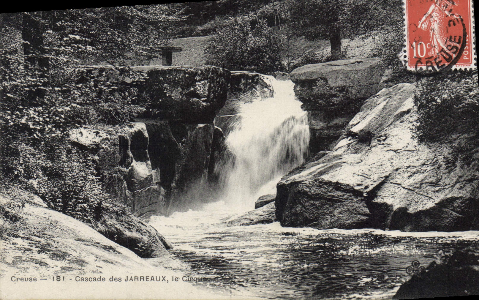 CPA Cascade Des Jarreaux Le Cirque