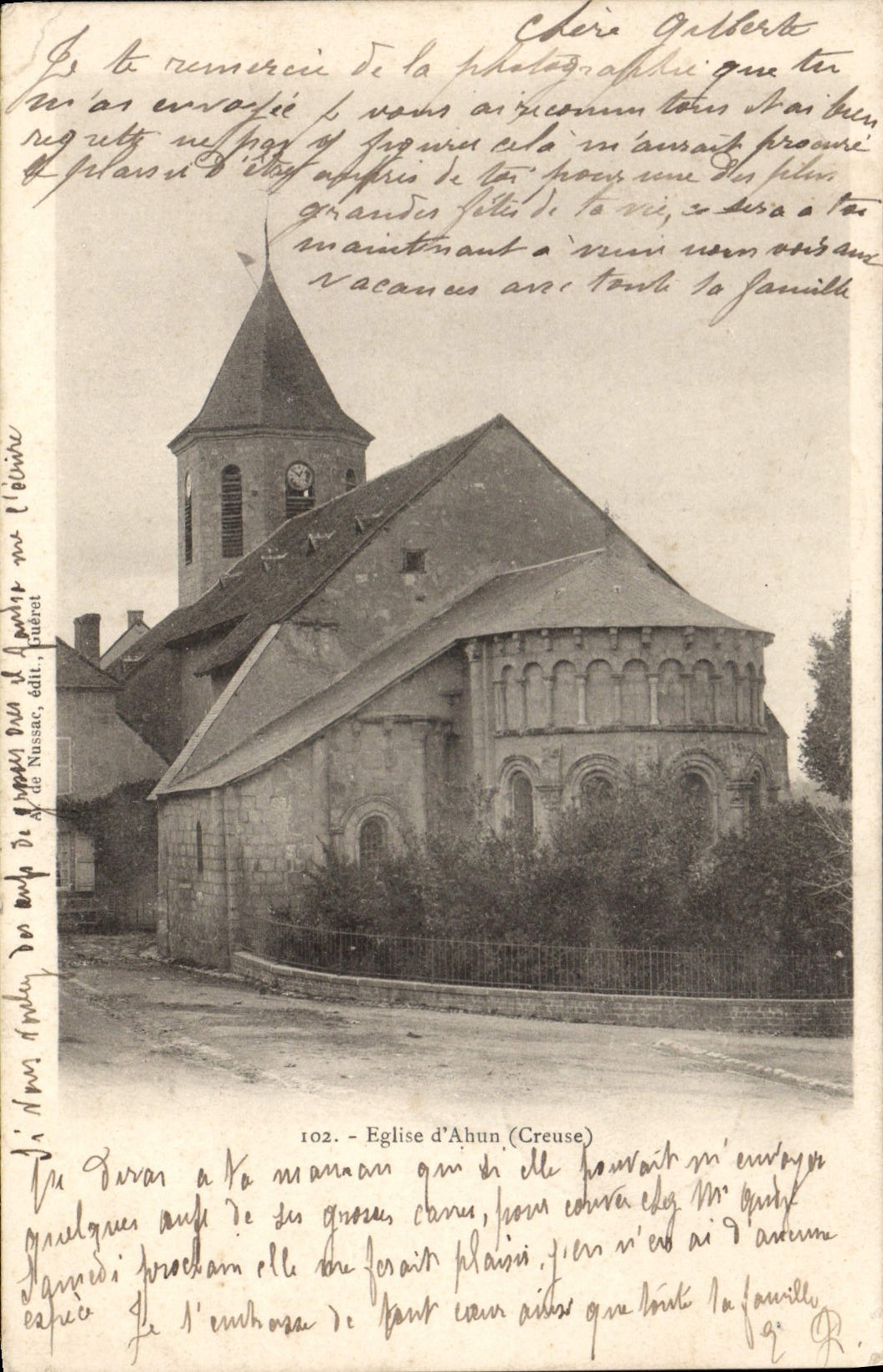 CPA Eglise D'Ahun
